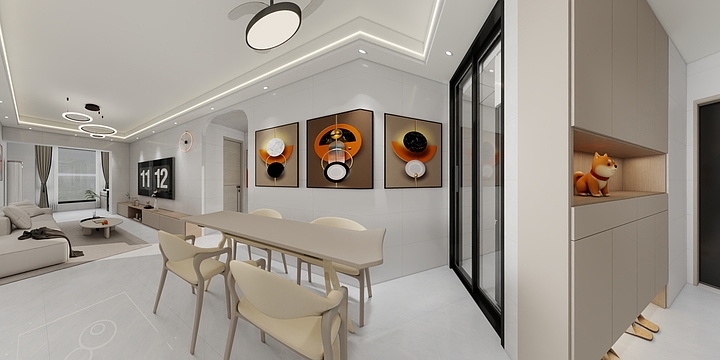 设计师风动-颐景园98平.dwg-副本-装修设计方案