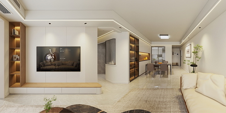 优创无限空间设计-大家十里桃园7-1-301室-装修设计方案