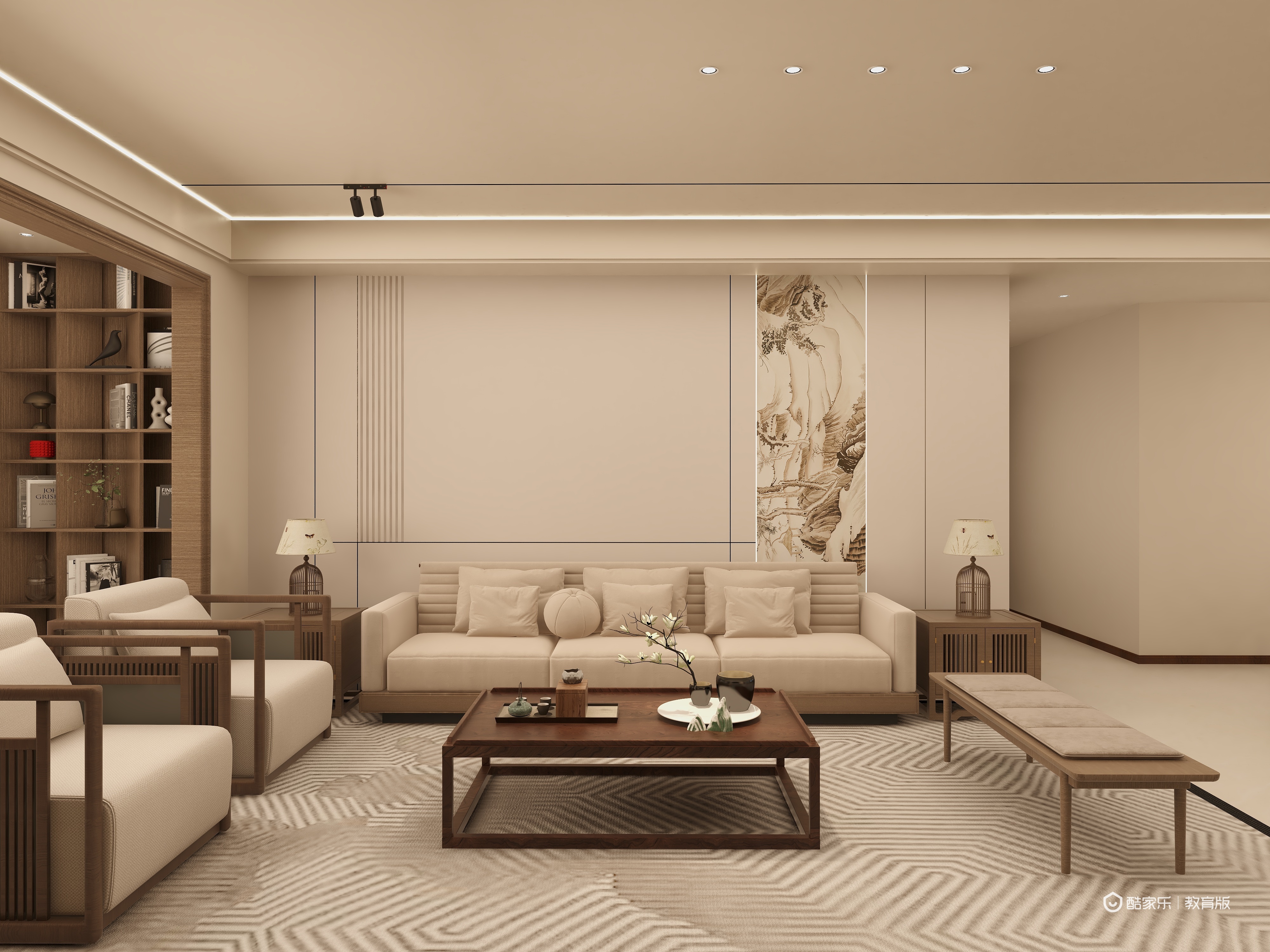 萌哩看海-宋代美学-装修设计方案