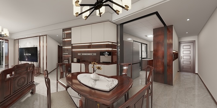 全屋整装效果-1703-装修设计方案