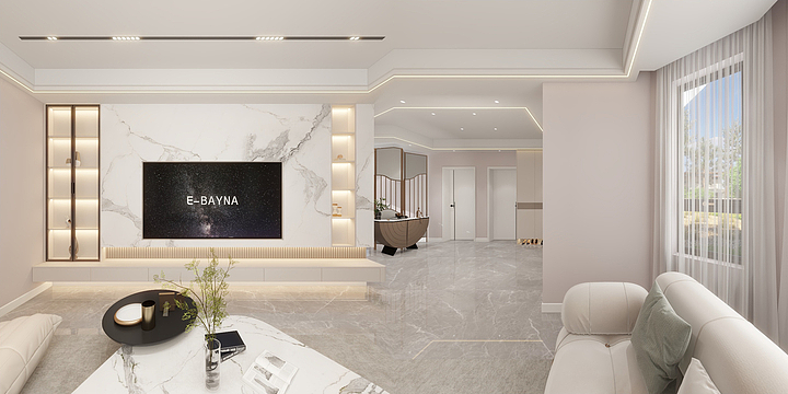 halzat-别墅两层楼现代风格-装修设计方案