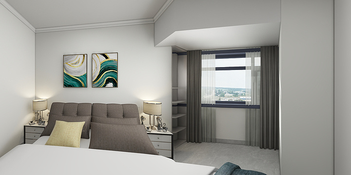 绿庭装饰周鹏-富竹苑二期1栋1101-装修设计方案