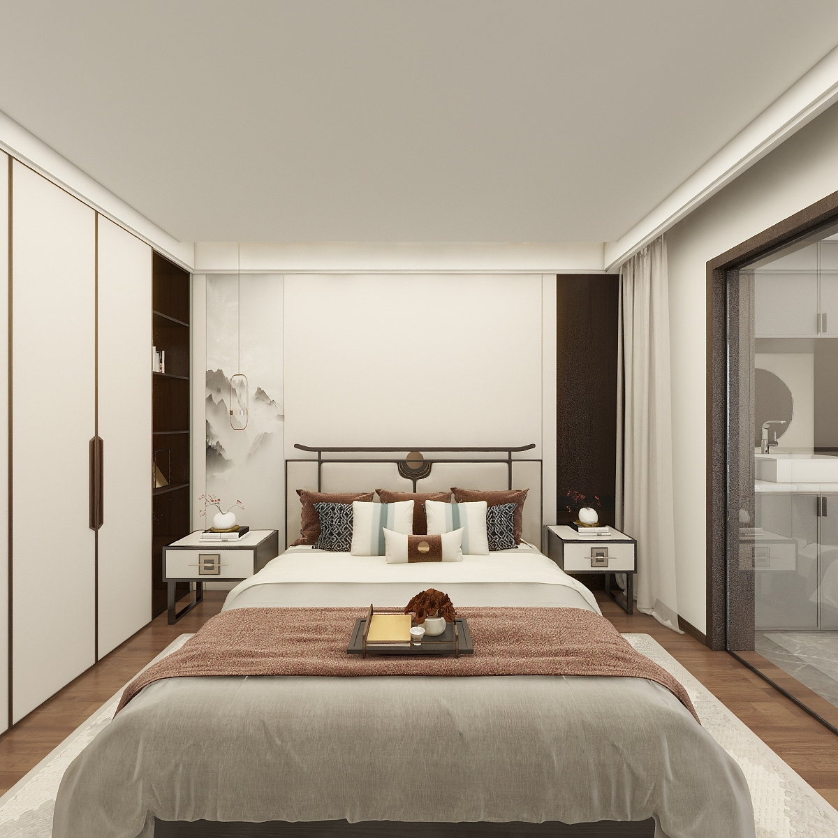 QQN-150㎡大平层（新中式）装修效果图