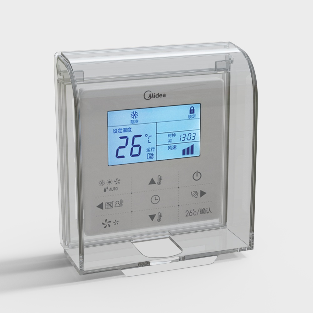防水开关3D模型