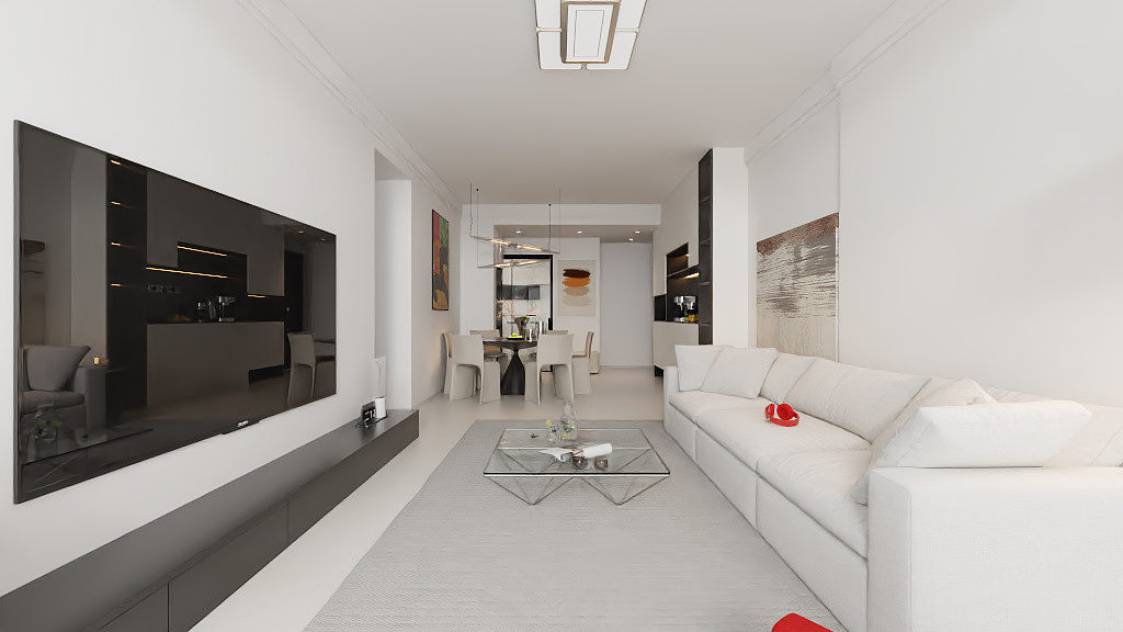 裹绒效果图-御华园3期36栋903-装修设计方案