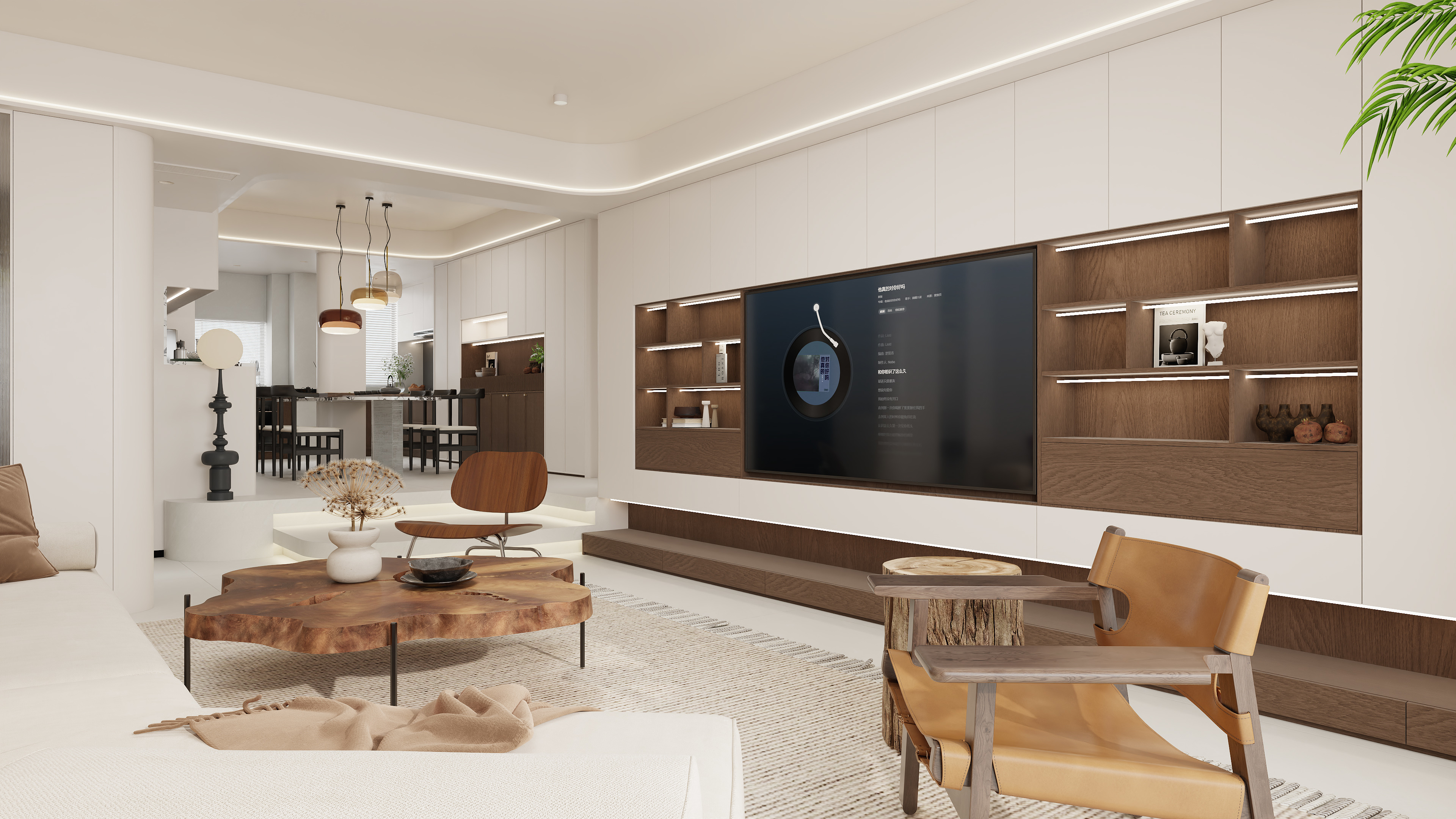 陈辉-果岭176平方中古风雅居-装修设计方案