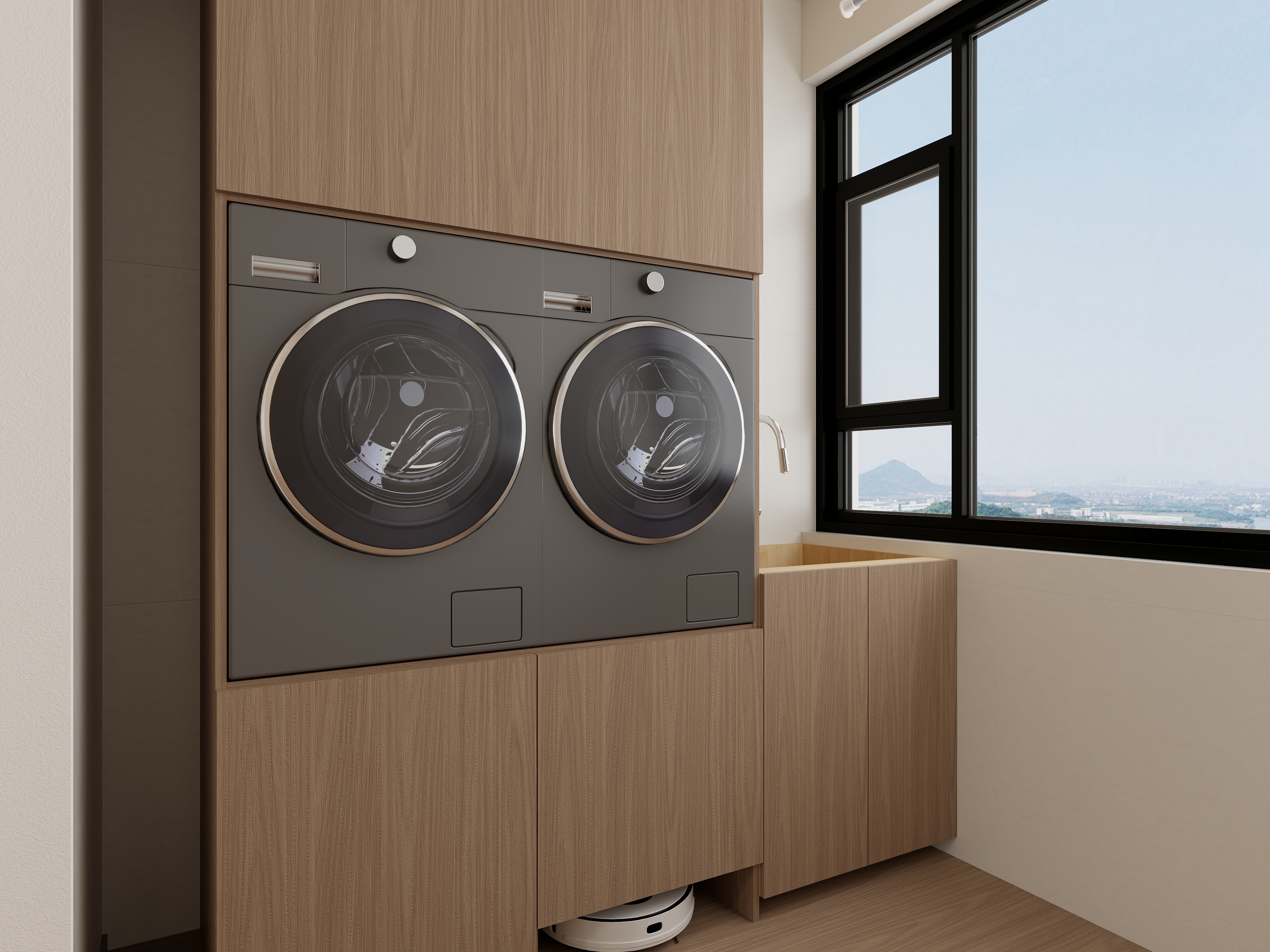 星家全案设计-郴州云鼎天阙原木中古风装修效果图