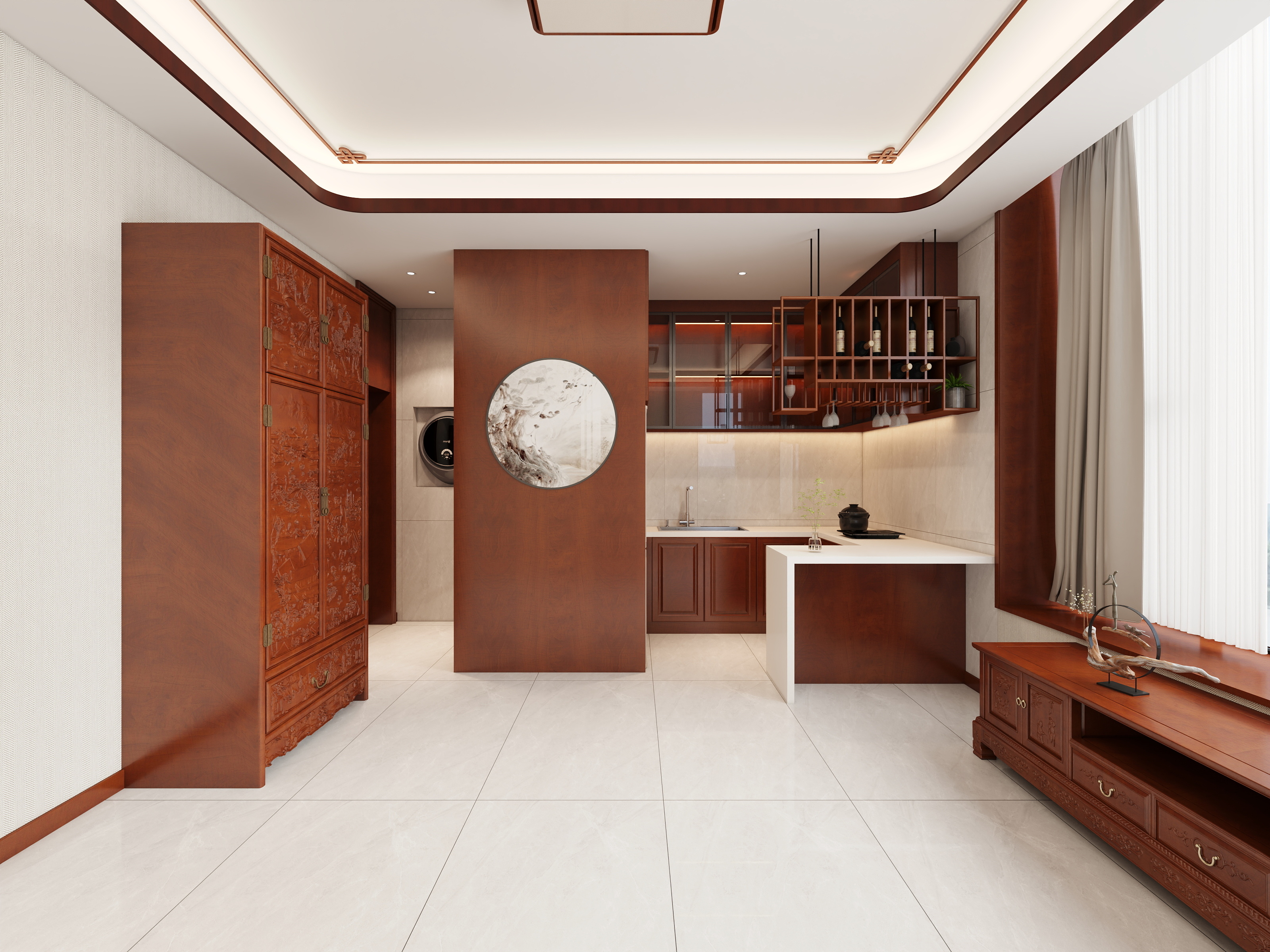 JHDESIGN1-新中式旺泉商务39㎡-装修设计方案