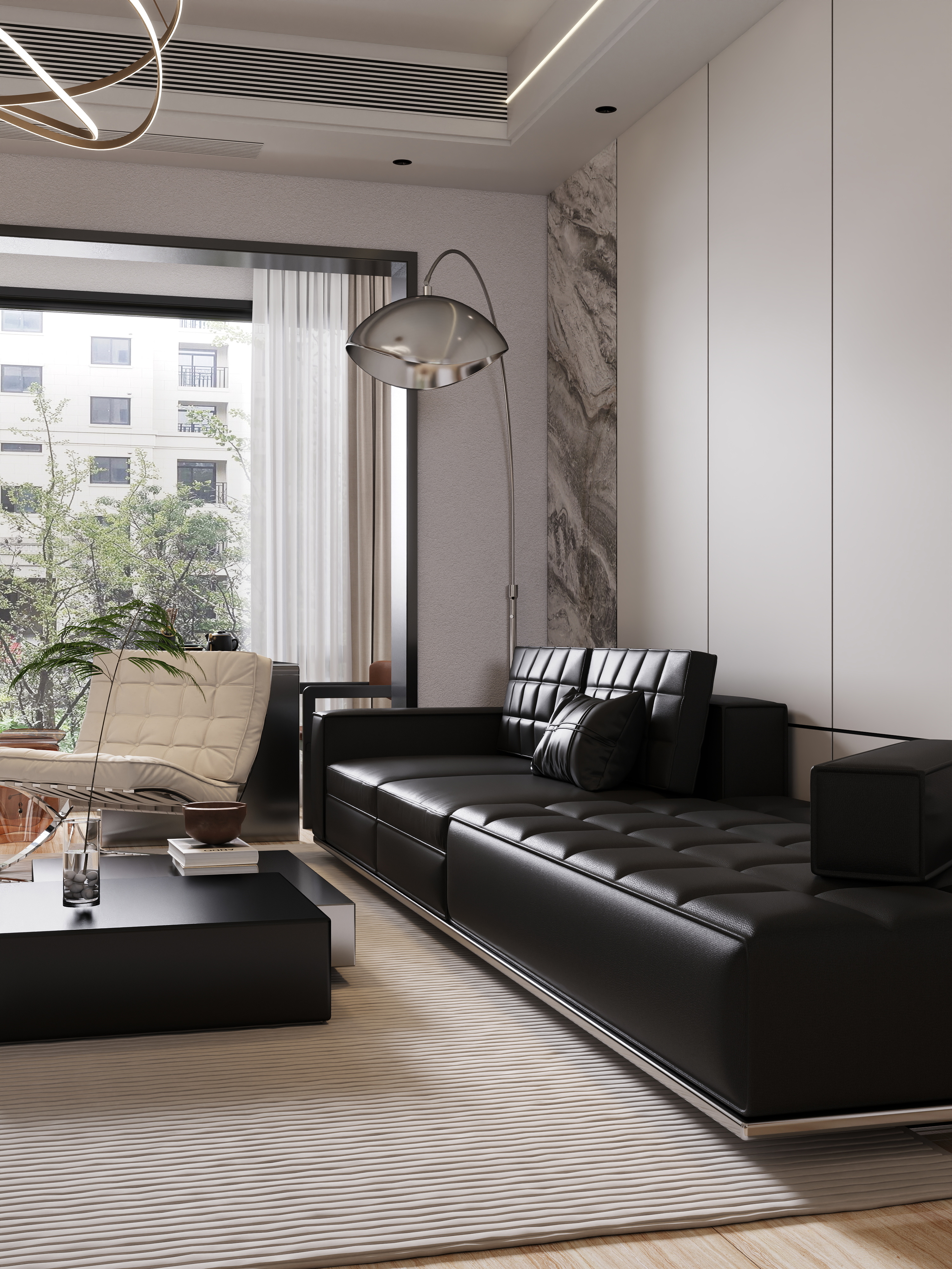 龙珠设计-现代-天玺湾-四室装修效果图