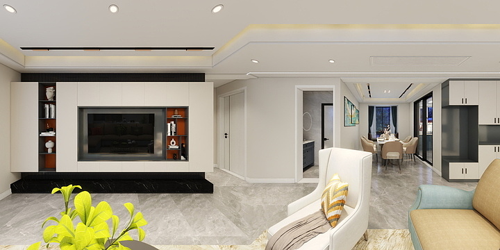 彼岸繁花似锦-125㎡3室-装修设计方案