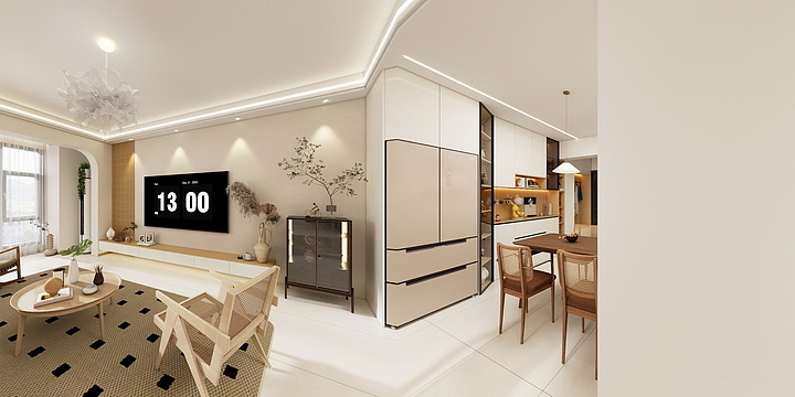 柠檬有夏-七星美域鲁哥田园风-装修设计方案