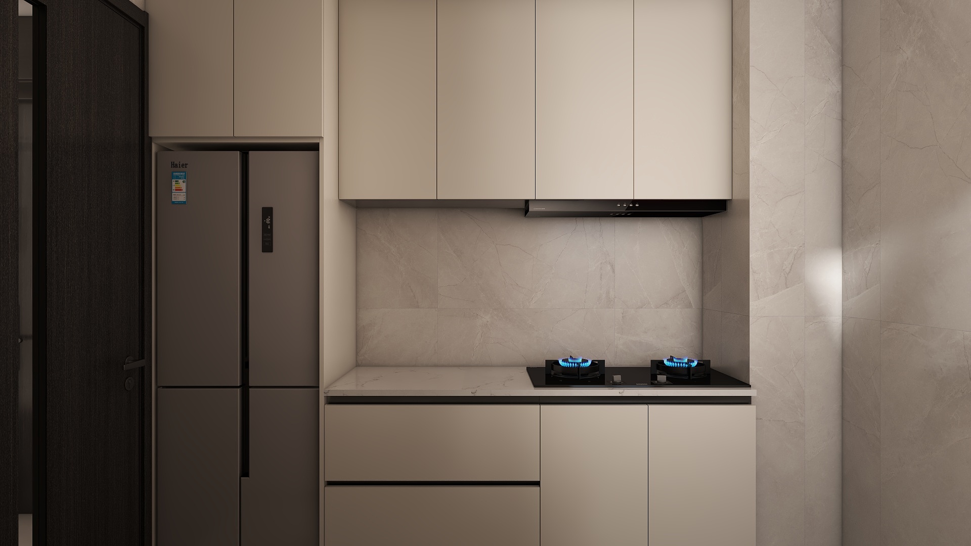 吕梁-张凯- 中环名邸2-23层-95平米栗咖-装修设计方案