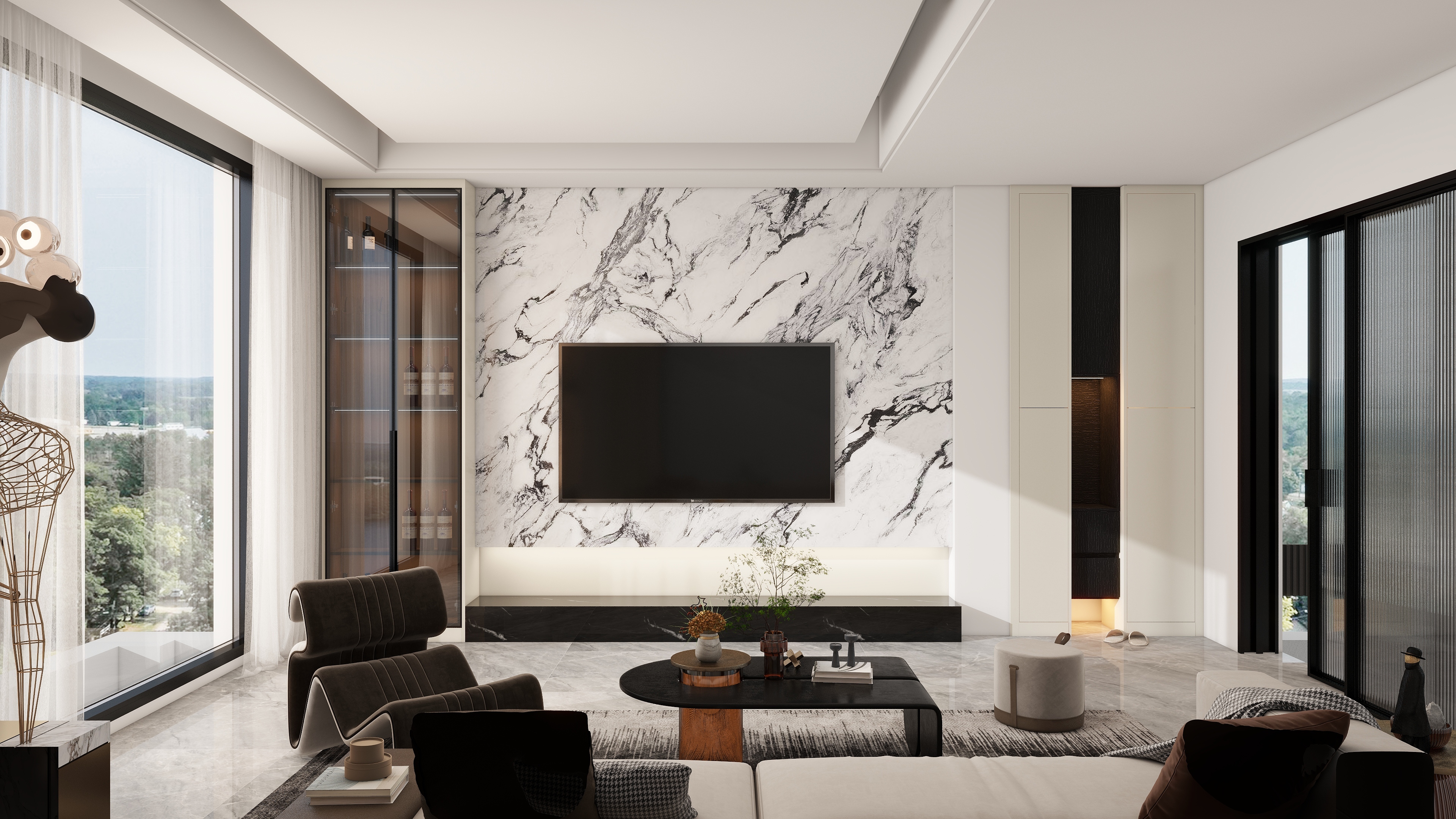 余杭瓶窑店-徐晓波-藏珑大境 投稿-装修设计方案