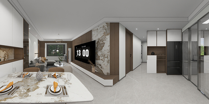 无名~-丹河蓝湾125㎡-装修设计方案