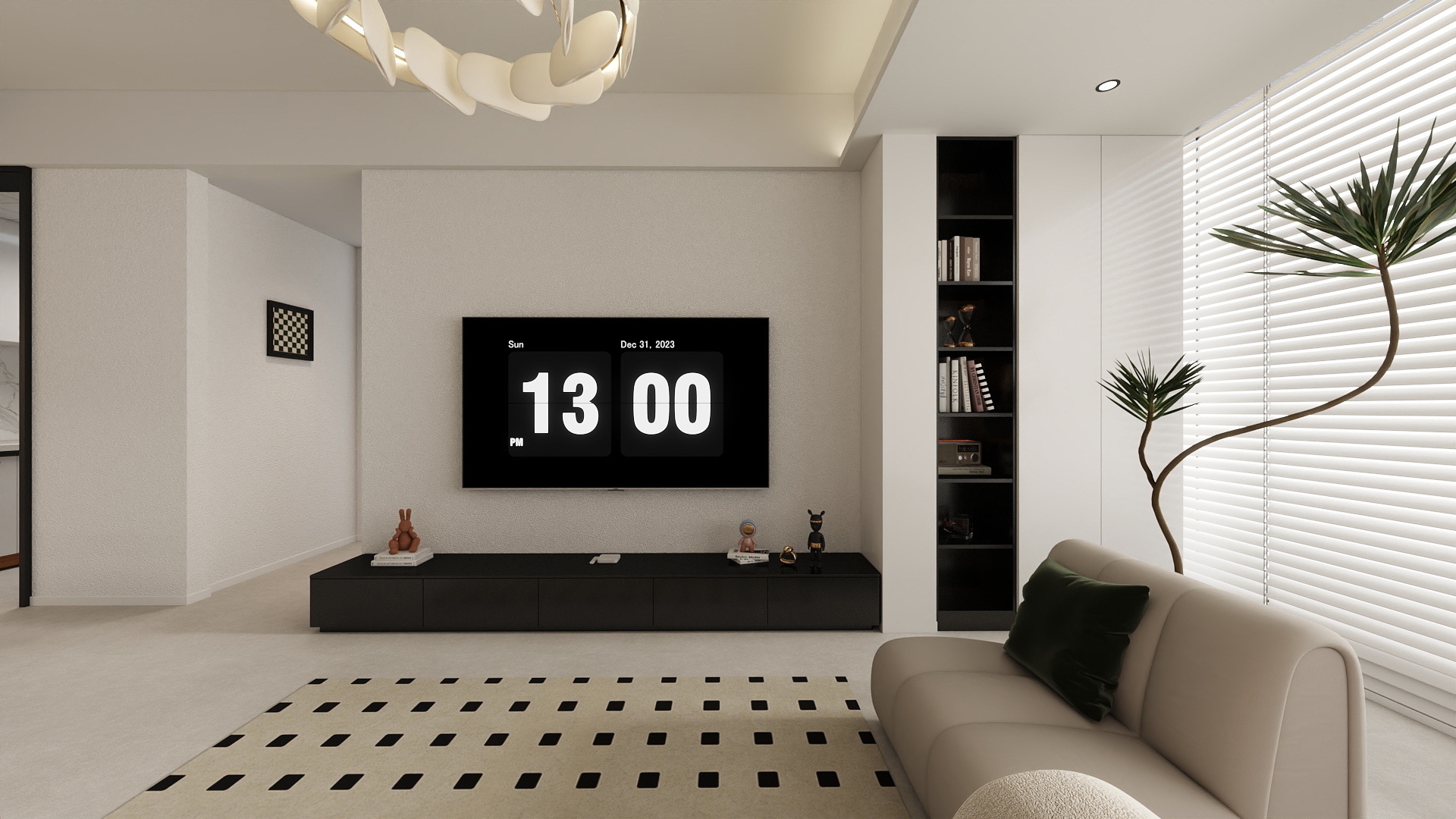 史俊逸室内设计-荣盛城86㎡3室-装修设计方案