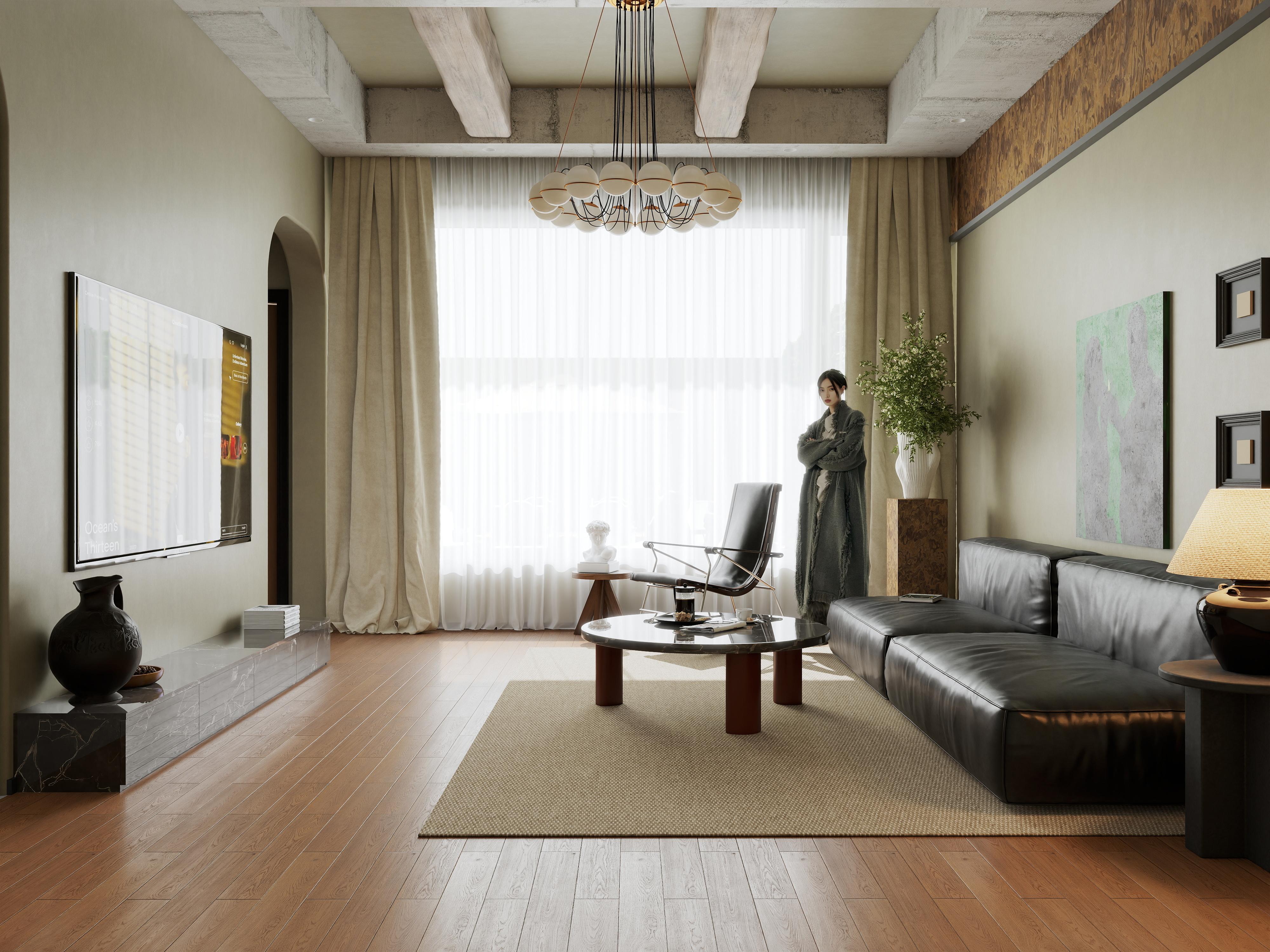 LSA-Design-练习76㎡1室装修效果图