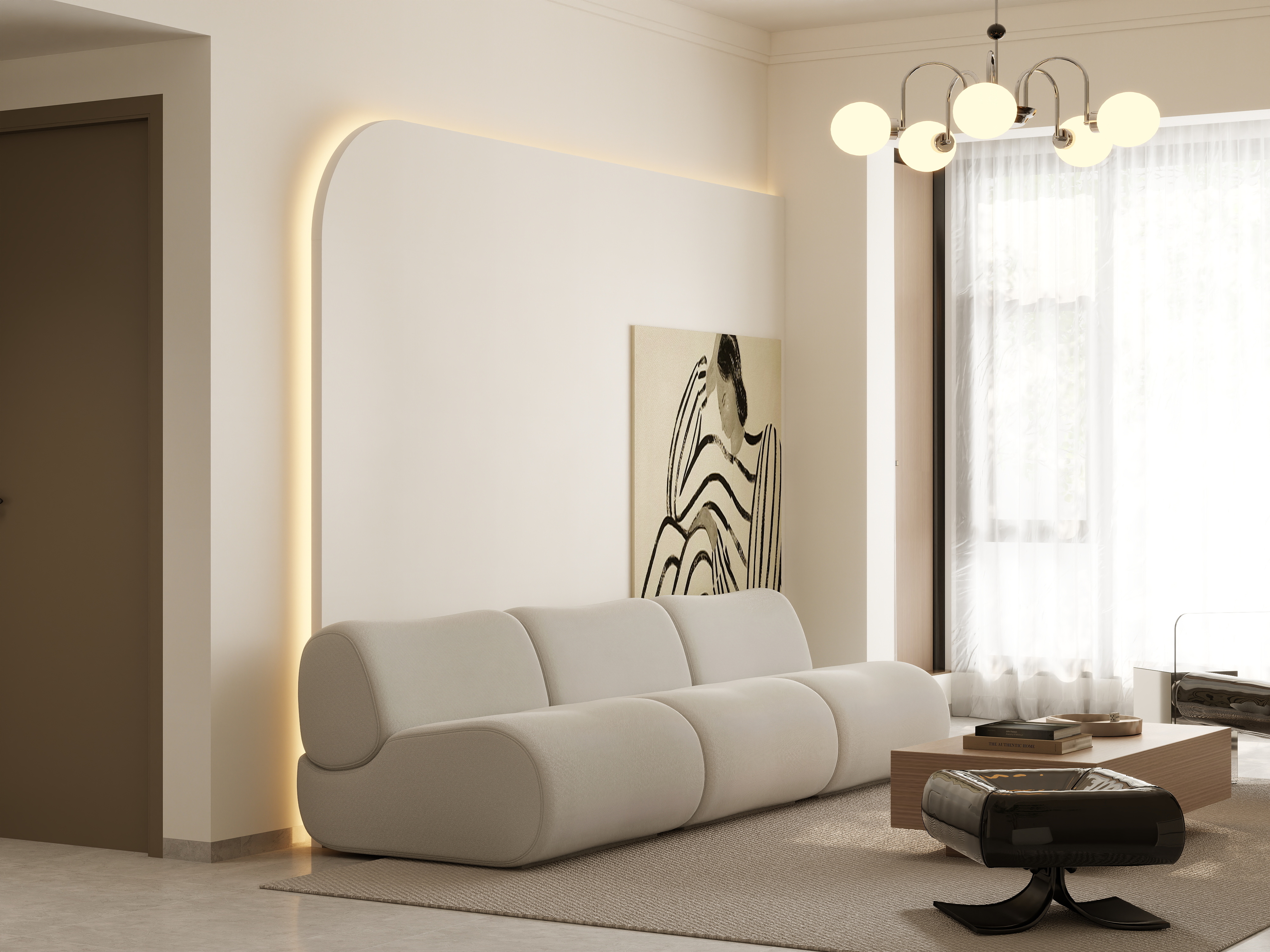 sunny-_--88㎡2室装修效果图