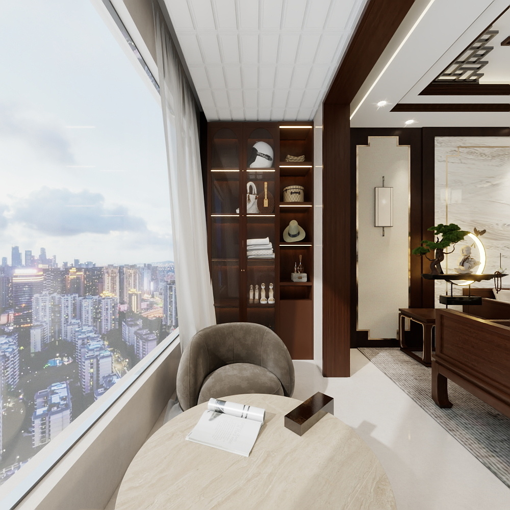 王敏-顶秀悦麓153㎡4室装修效果图