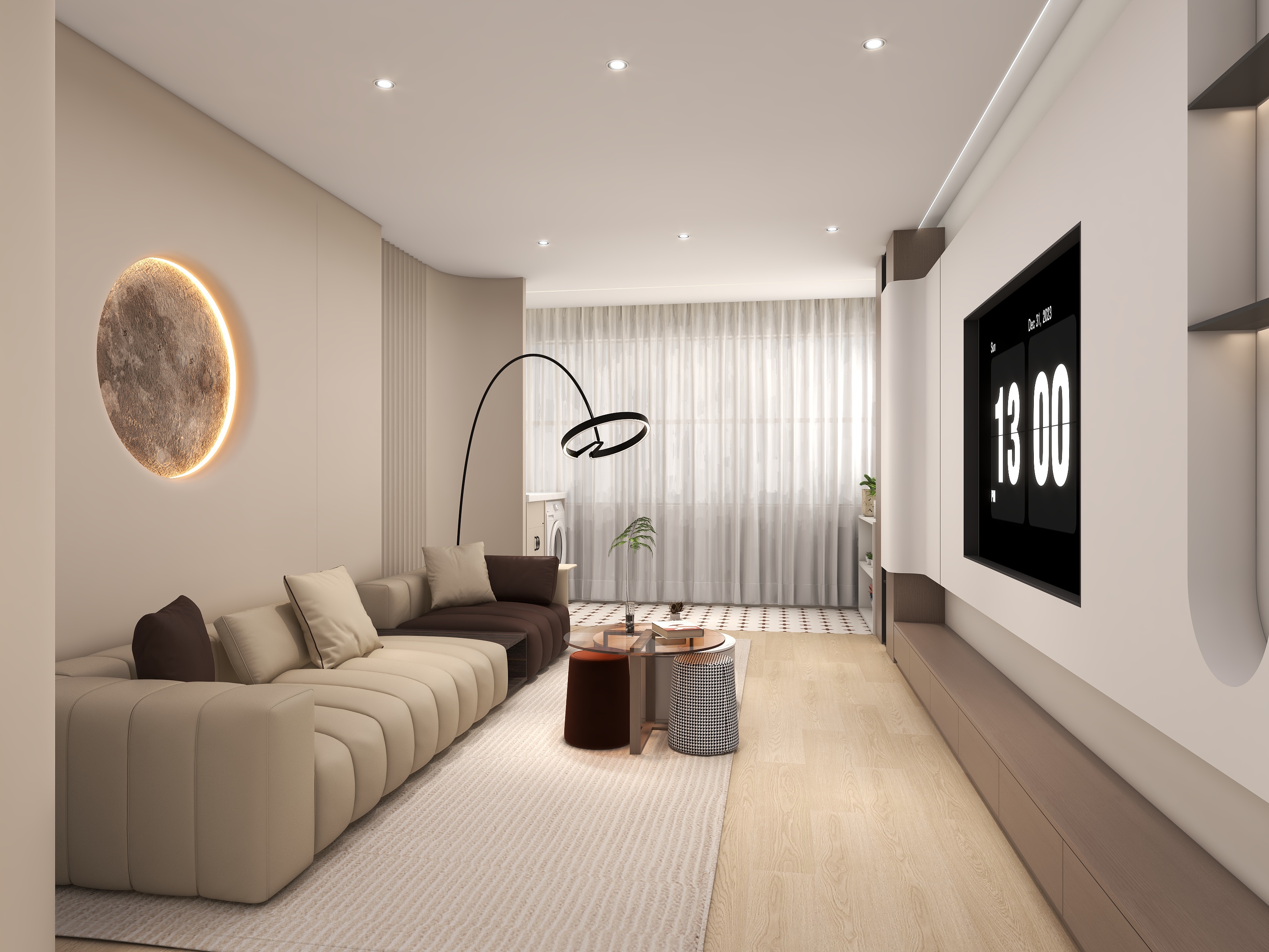 马祥宇-107㎡2室装修效果图