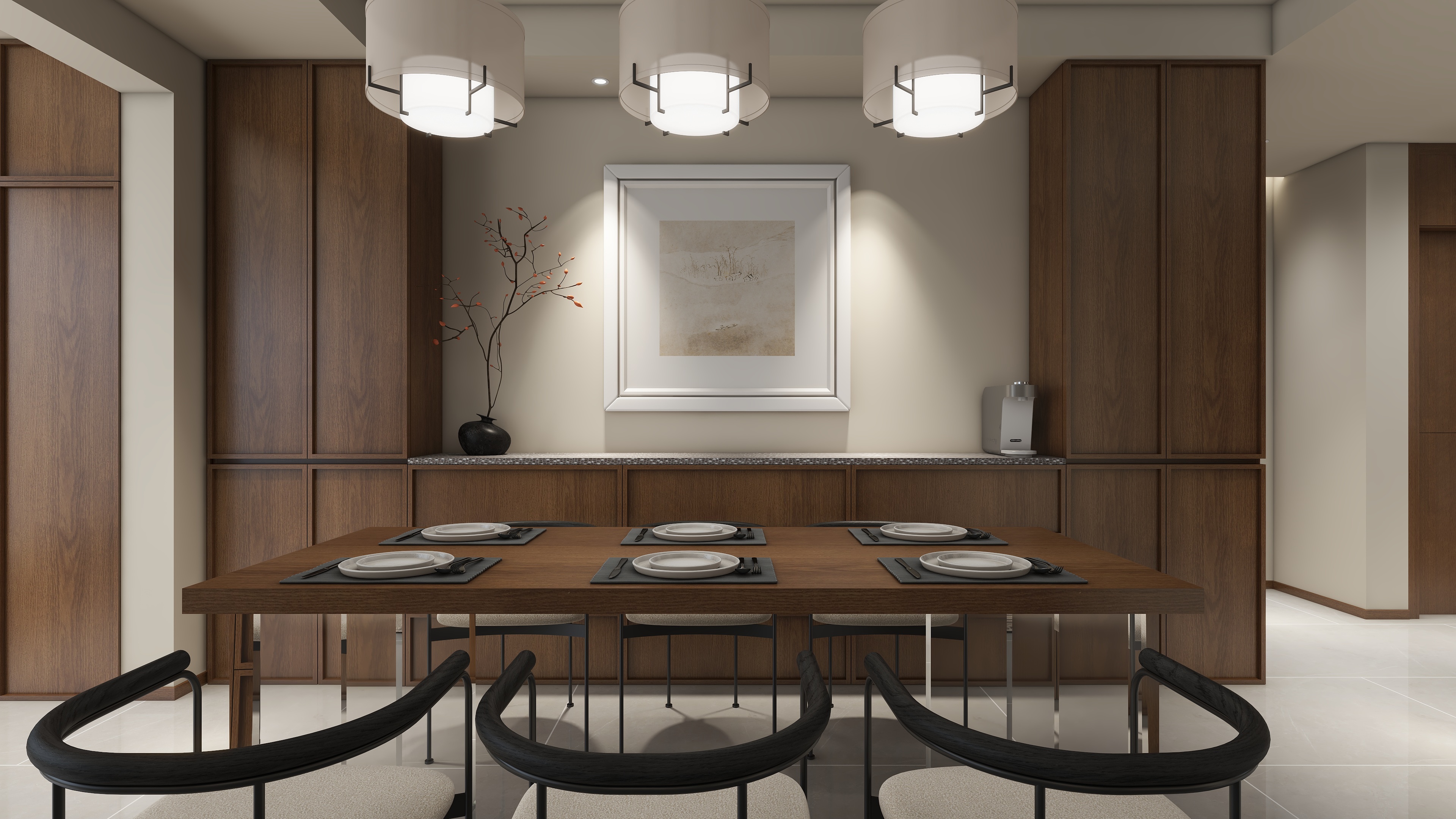 设计师言色-127平米  宋式美学装修效果图