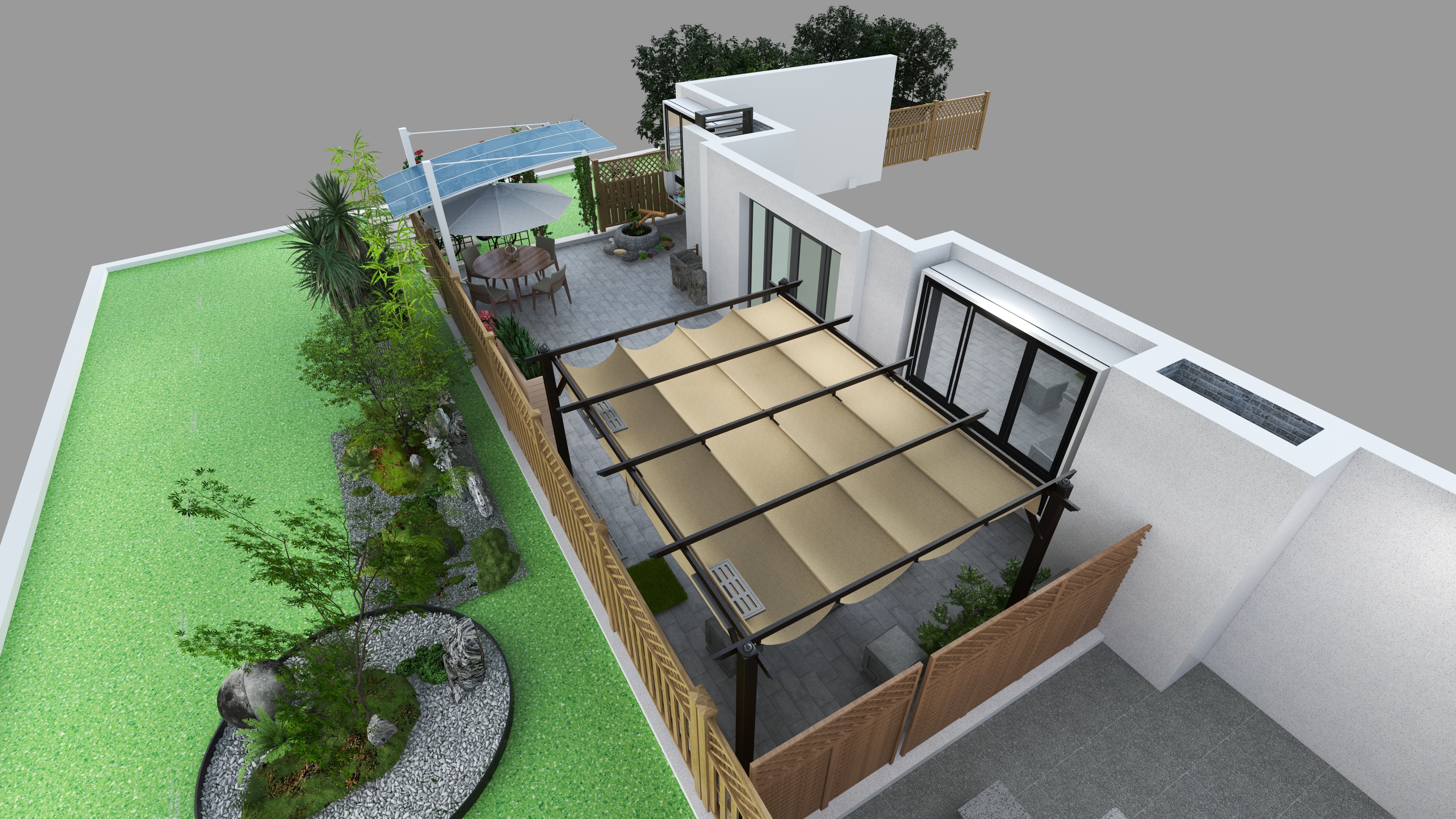 天津朗盛泰龙装饰-亿利庭院-装修设计方案