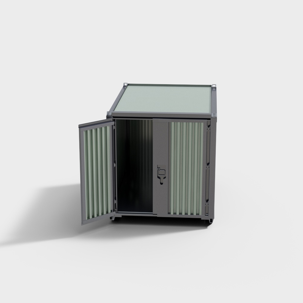 现代码头集装箱3D模型