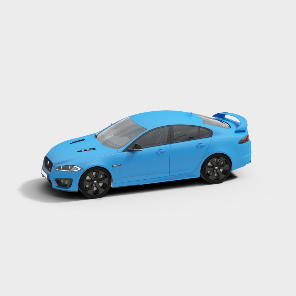 现代停车场汽车3D模型