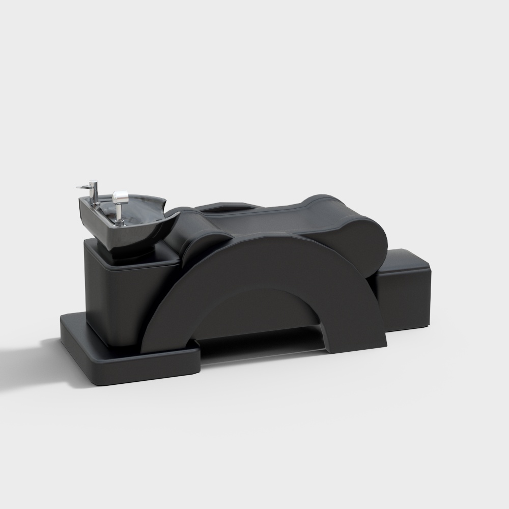 现代理发店洗头椅3D模型