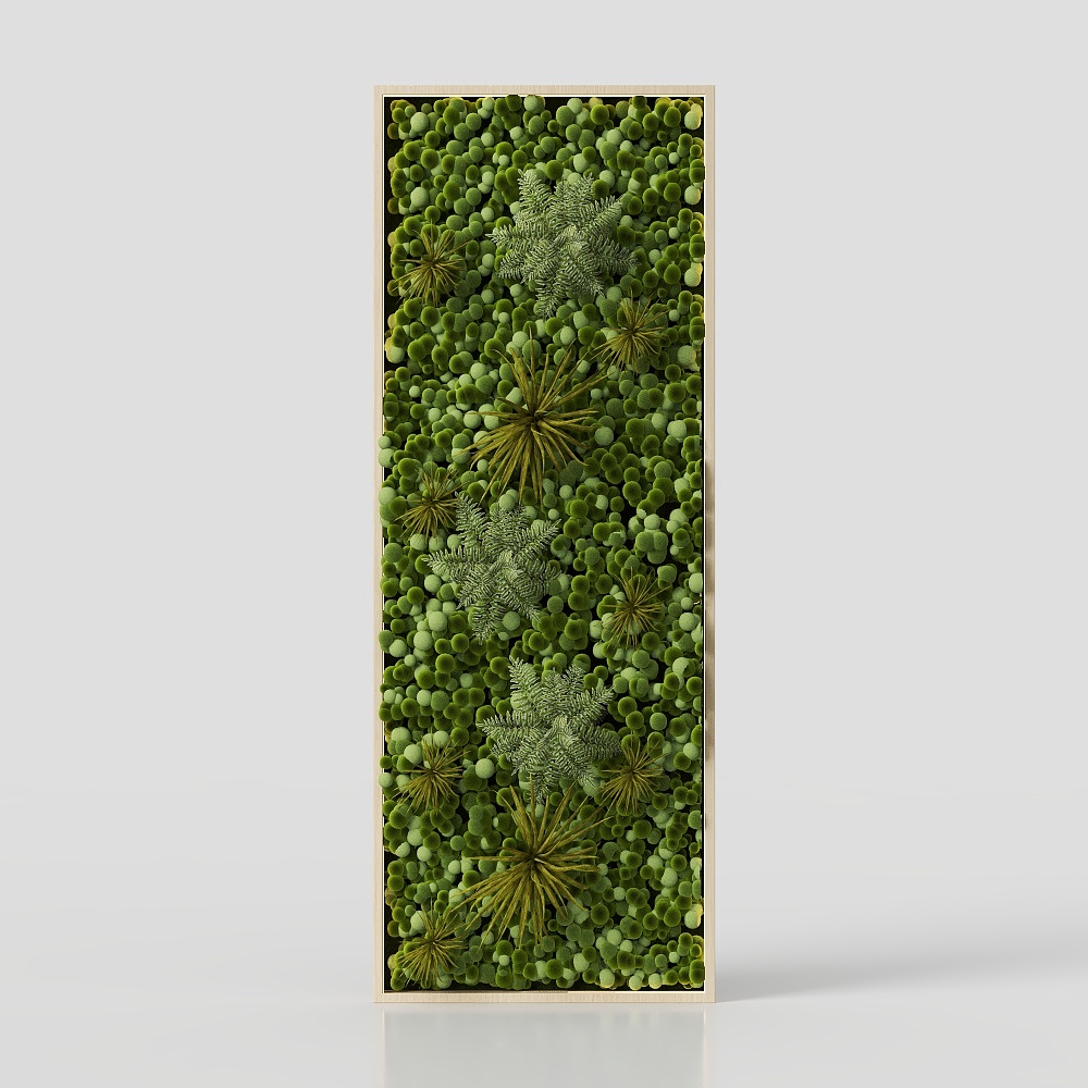 现代苔藓墙
