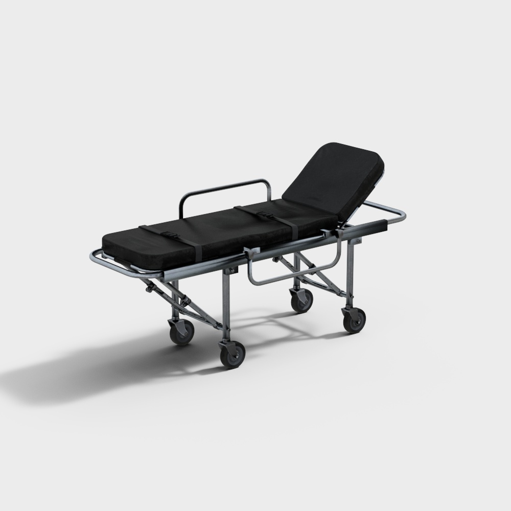 现代担架床3D模型