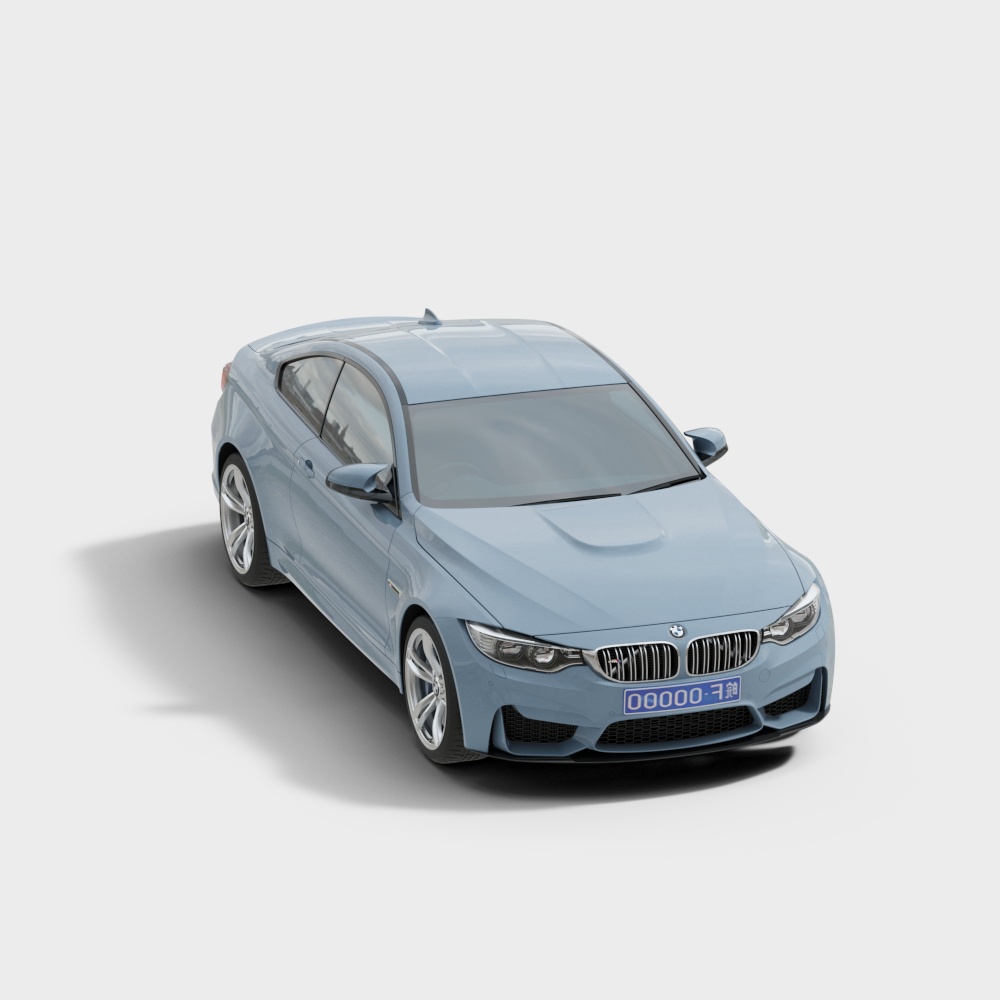 现代停车场高档汽车3D模型