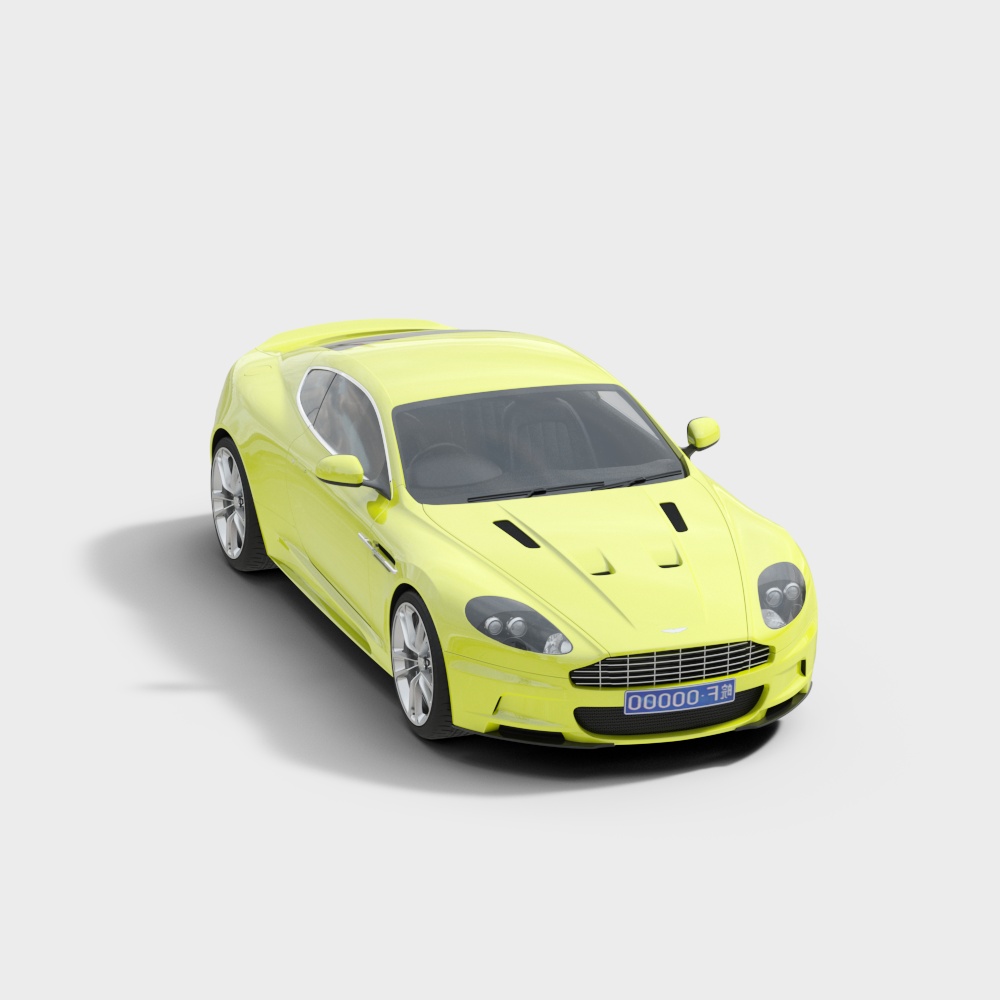 现代小区高档汽车3D模型