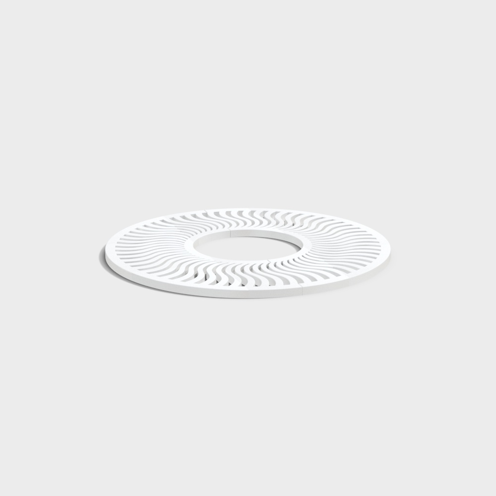 现代树林树篦子3D模型