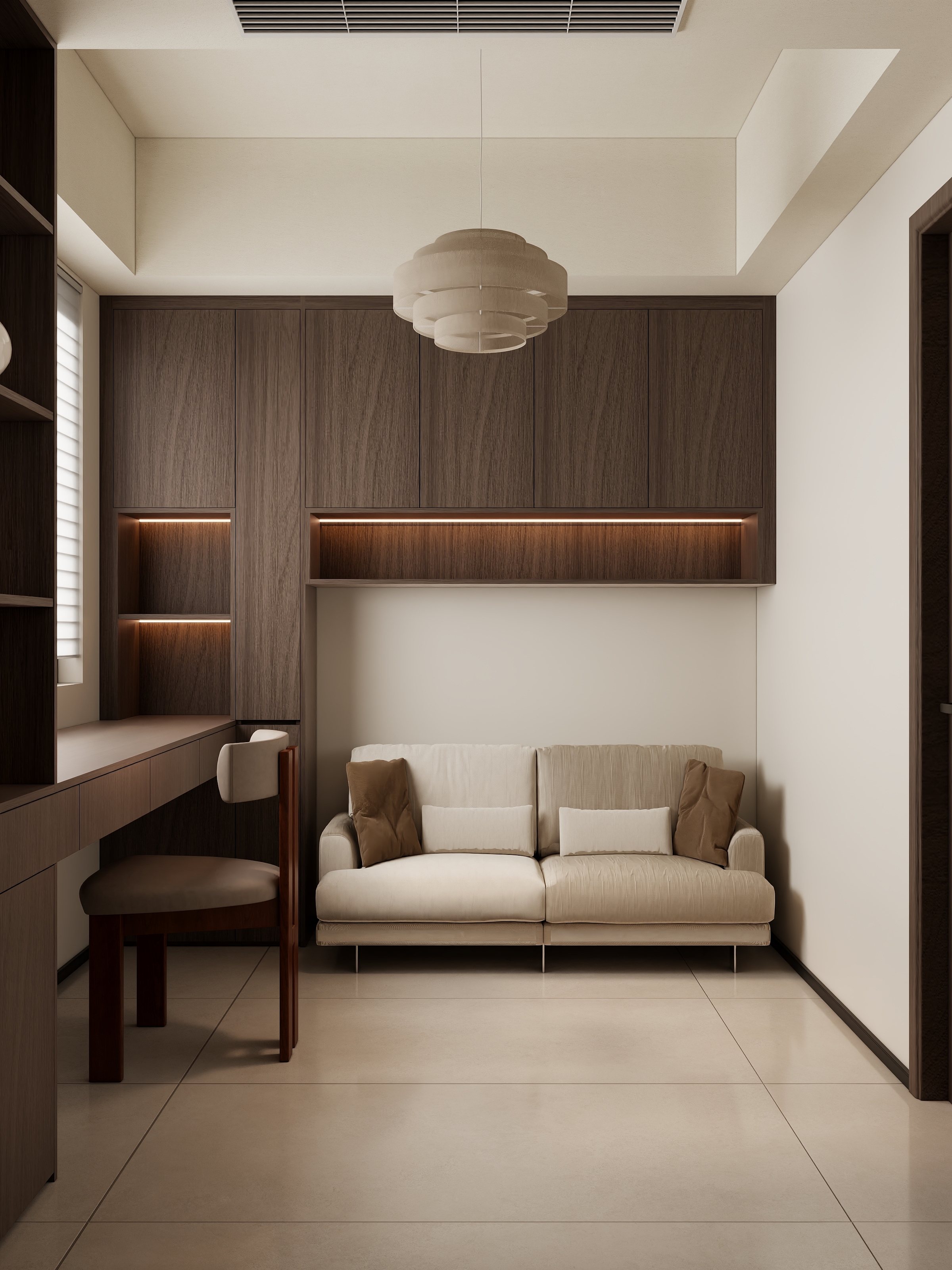 沐光|知行视觉设计工作室-阿东-南湖印-禅意新中式装修效果图