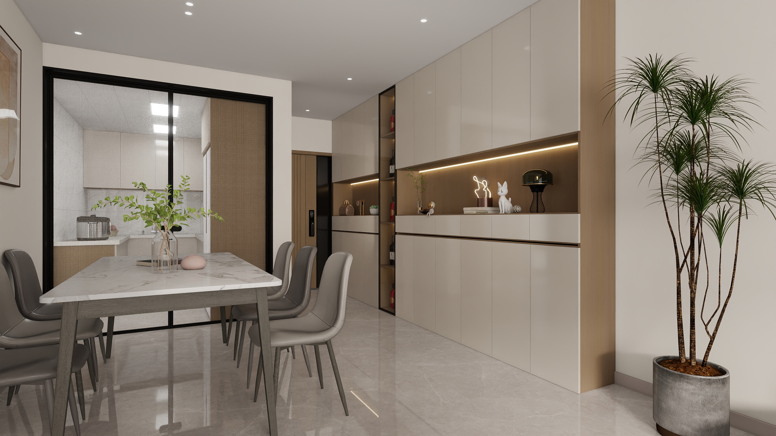 贵阳艺墅空间设计-涧桥小镇--现代简约风格-装修设计方案