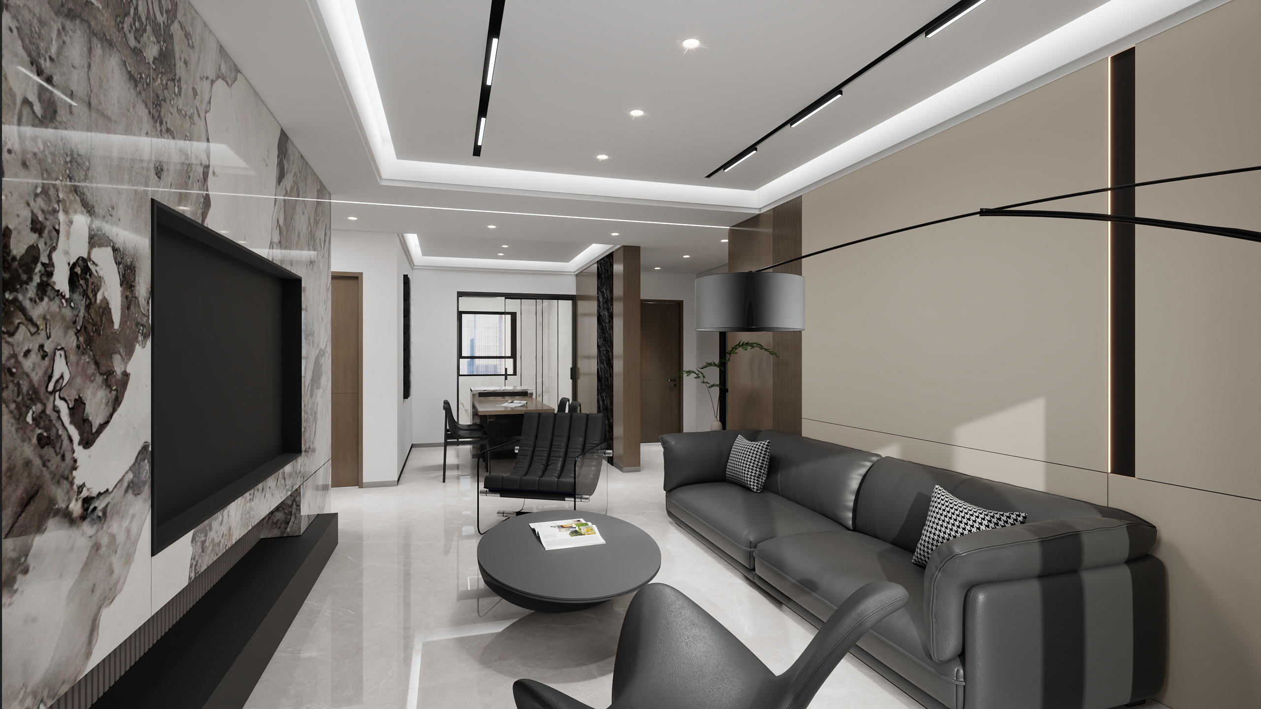 设计狮曹岗-现代极简-装修设计方案