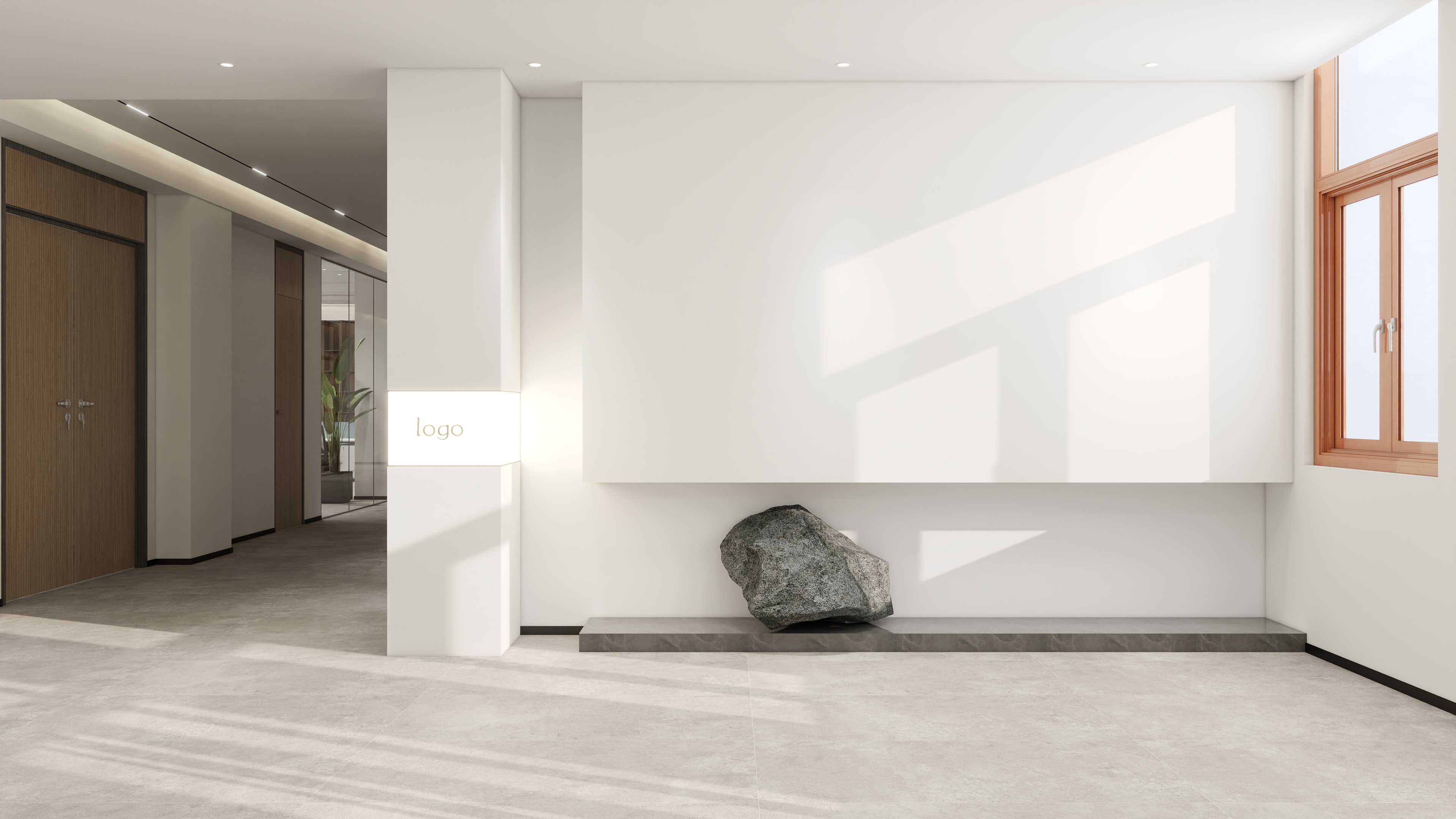 小胡设计-怀宁外贸办公室简约风500㎡-装修设计方案