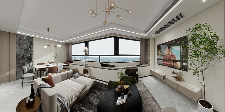 创艺居设工作室-文晖嘉园1-1-1001-装修设计方案