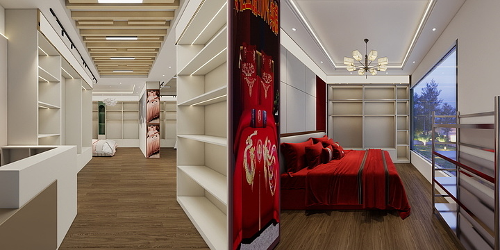 吉美@设计-中阳家纺店-装修设计方案