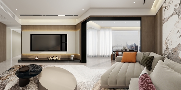 snowsea-富辰汇珑湾10-1601雅居-装修设计方案