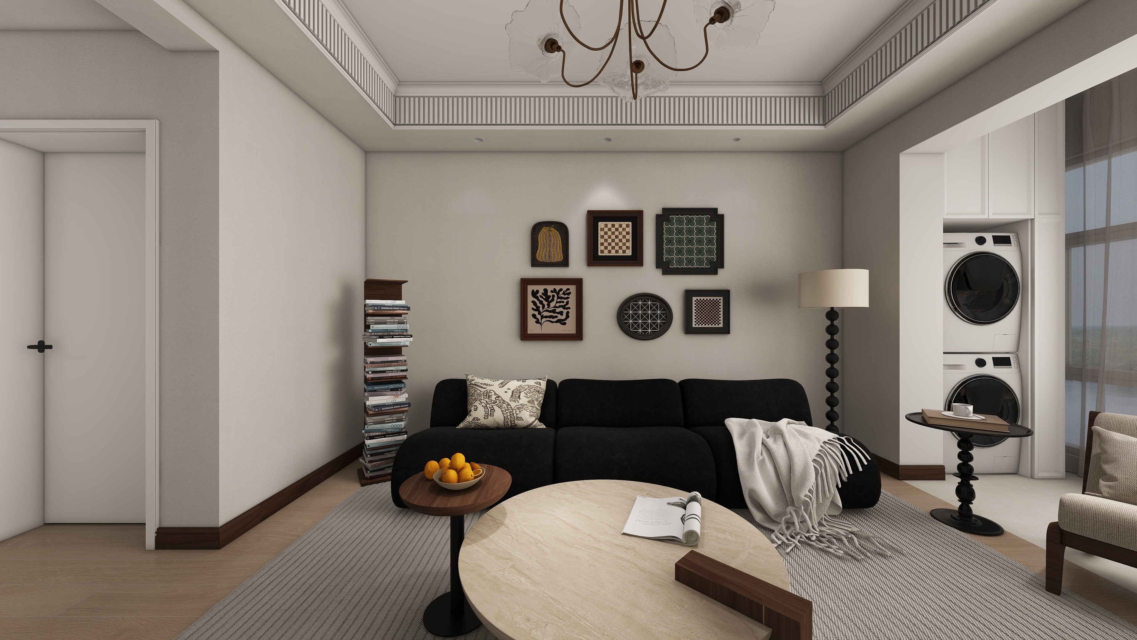 吃吃吃么吃-美利新世界82㎡2室装修效果图