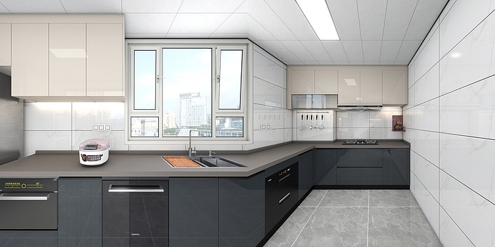 合顺全屋定制刘生-苏总豪宅厨房-装修设计方案