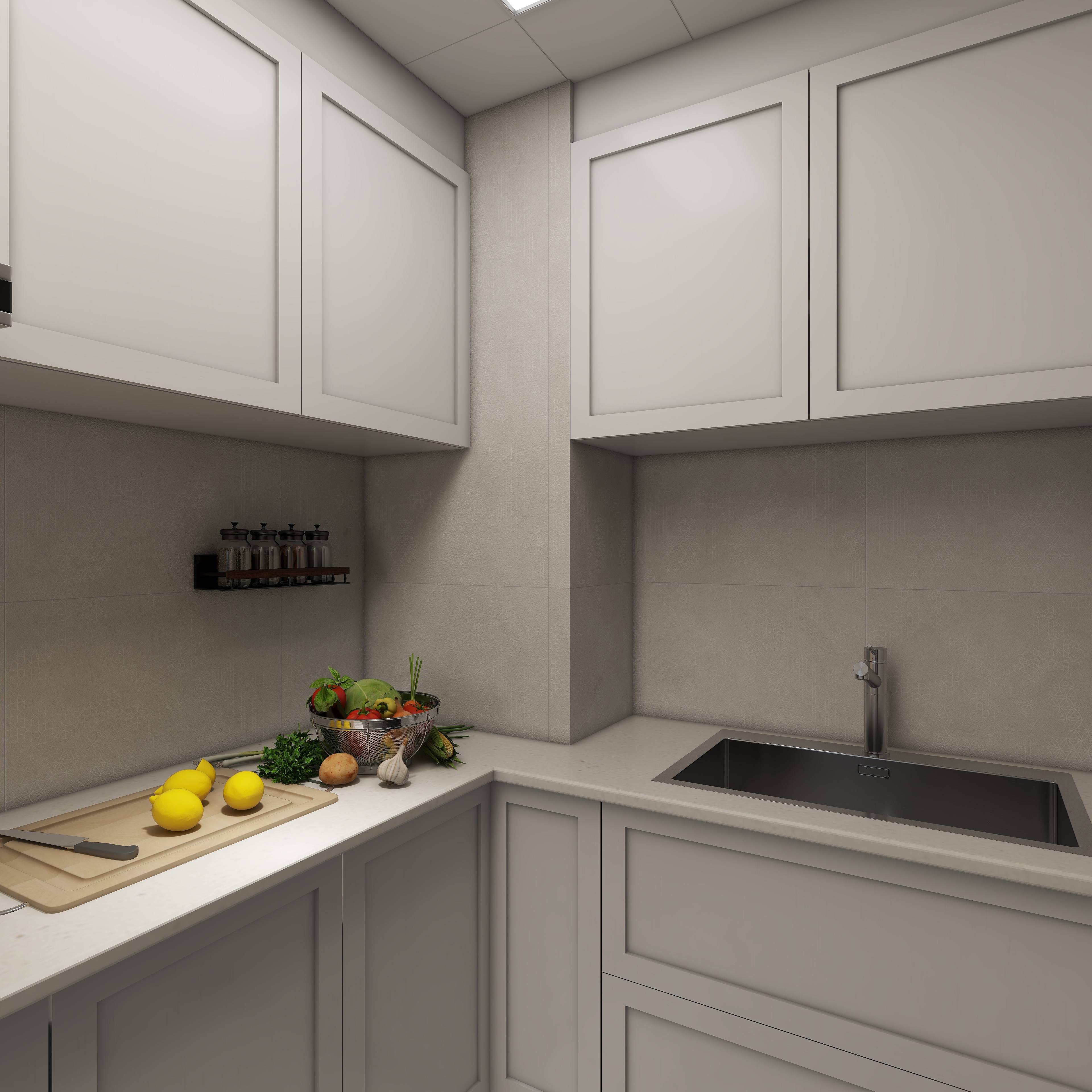 吃吃吃么吃-美利新世界82㎡2室装修效果图