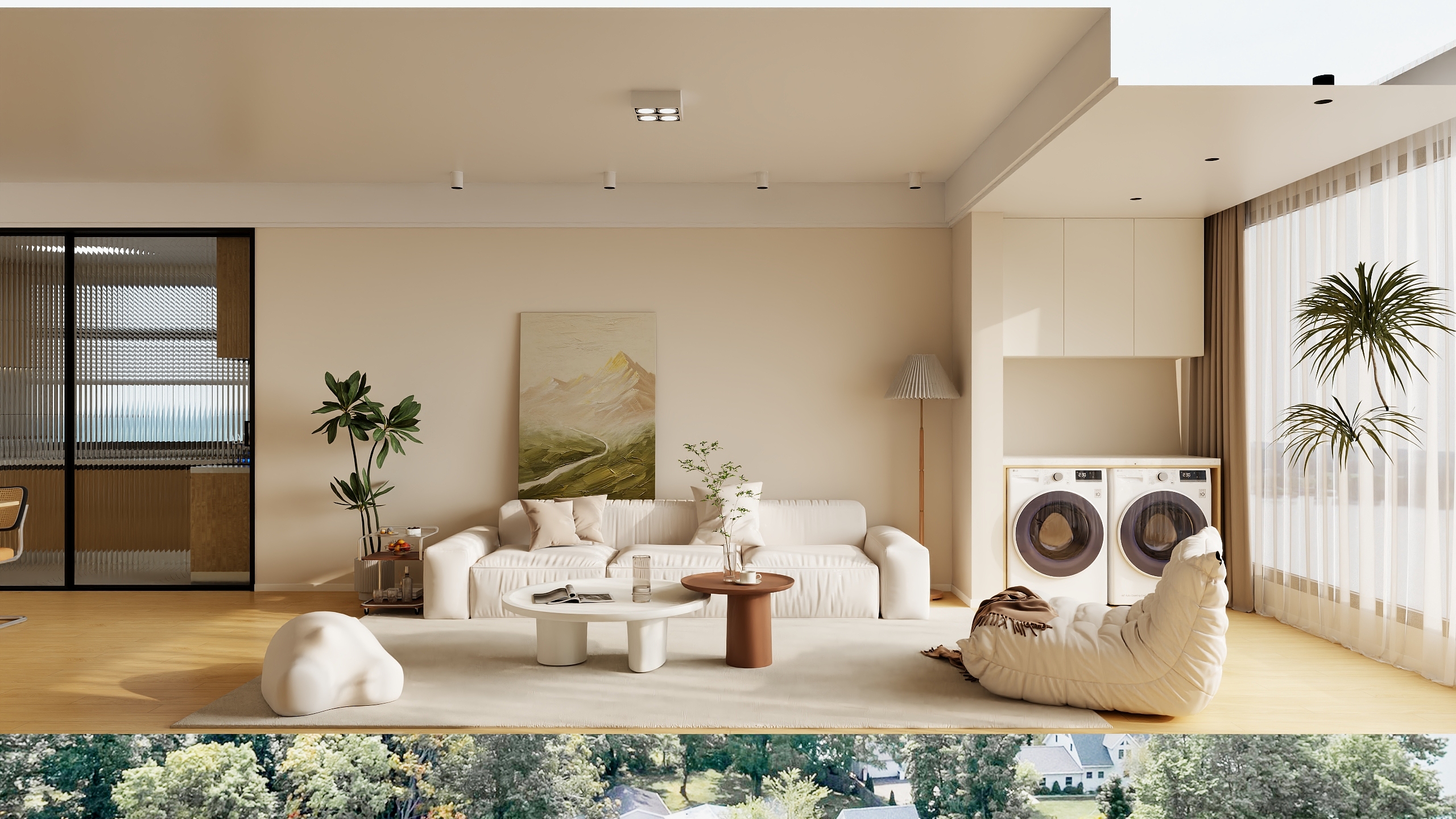 张张代画企业号-117㎡3室-装修设计方案