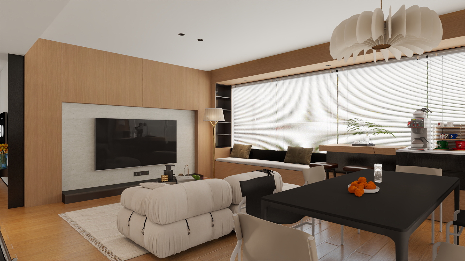 A周素人设计-126平原木盒子宅-装修设计方案