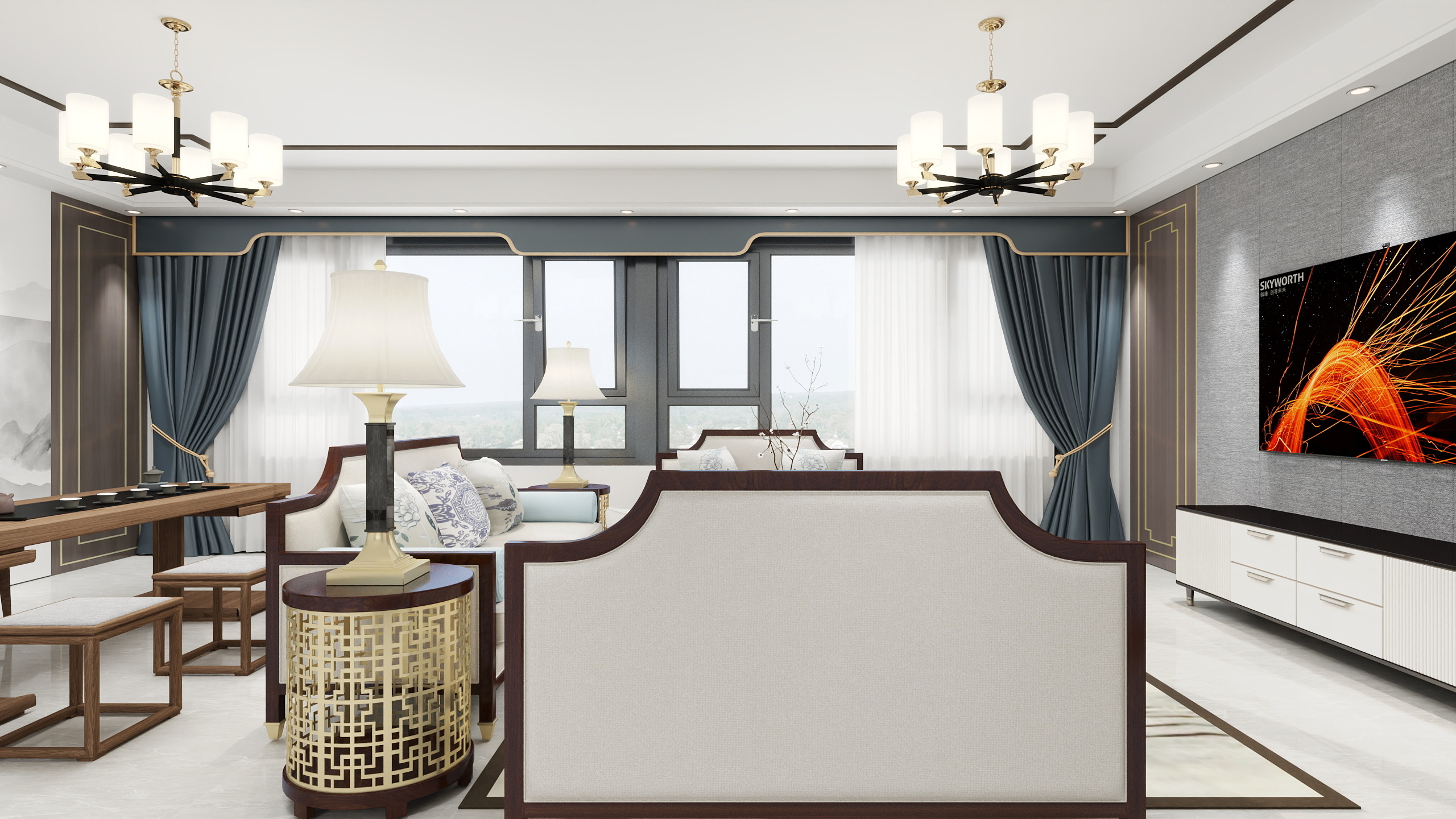 天好冷吃辣条暖和-秦皇壹号143㎡3室-装修设计方案