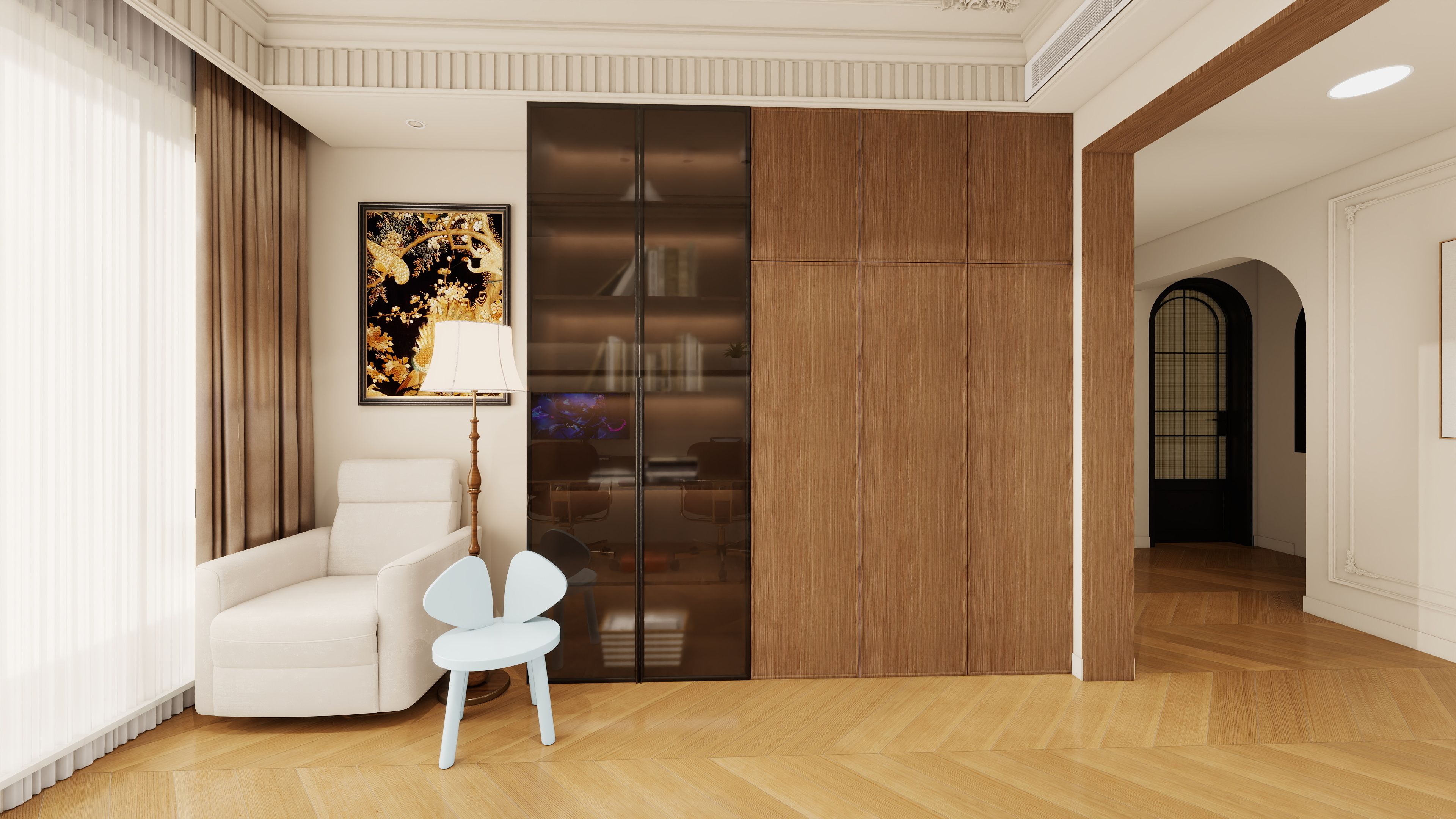 辉哥爱你们没商量-中海寰宇天下-C区210㎡4室装修效果图