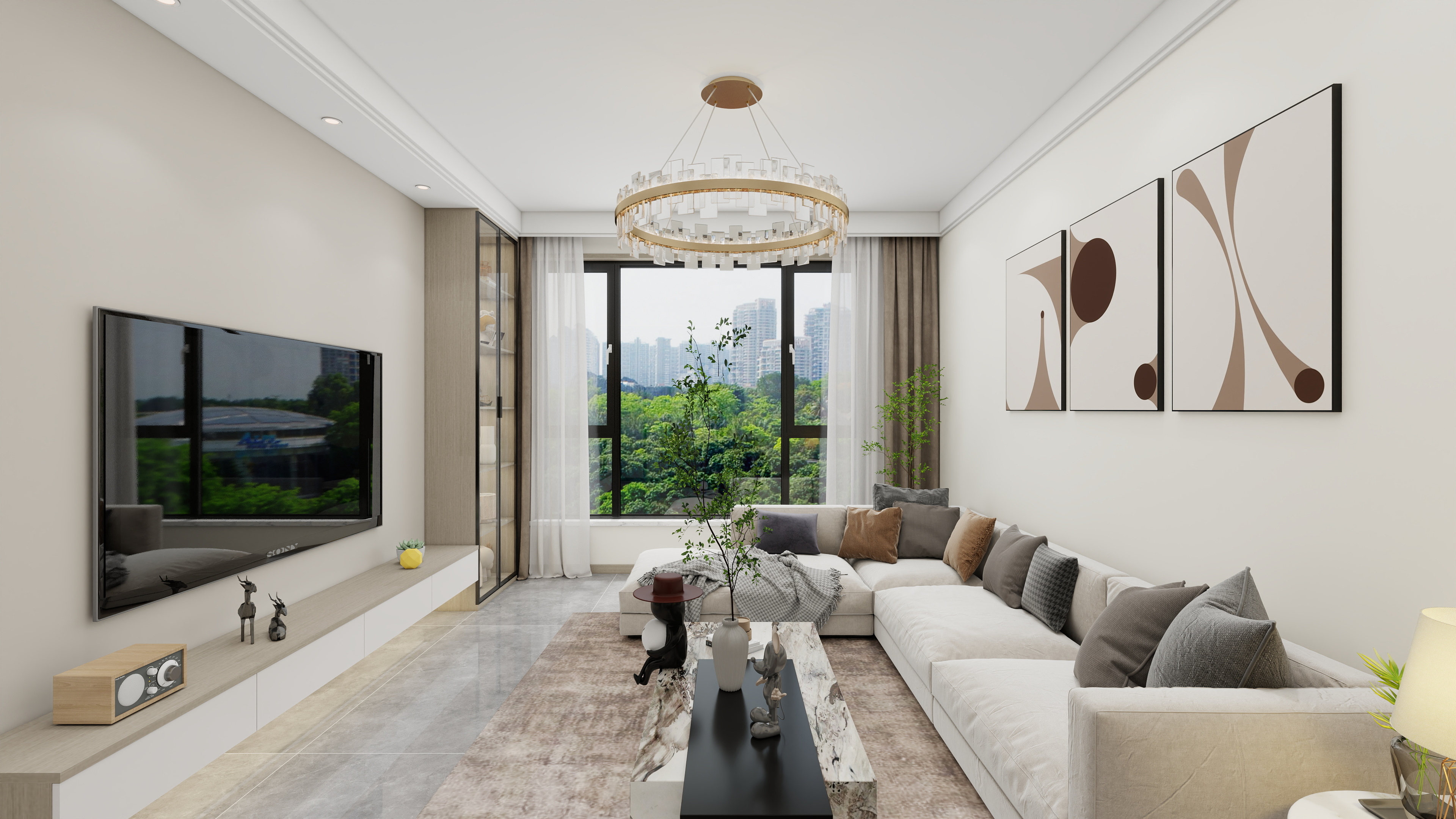 环宇0315-海棠郡104装修效果图