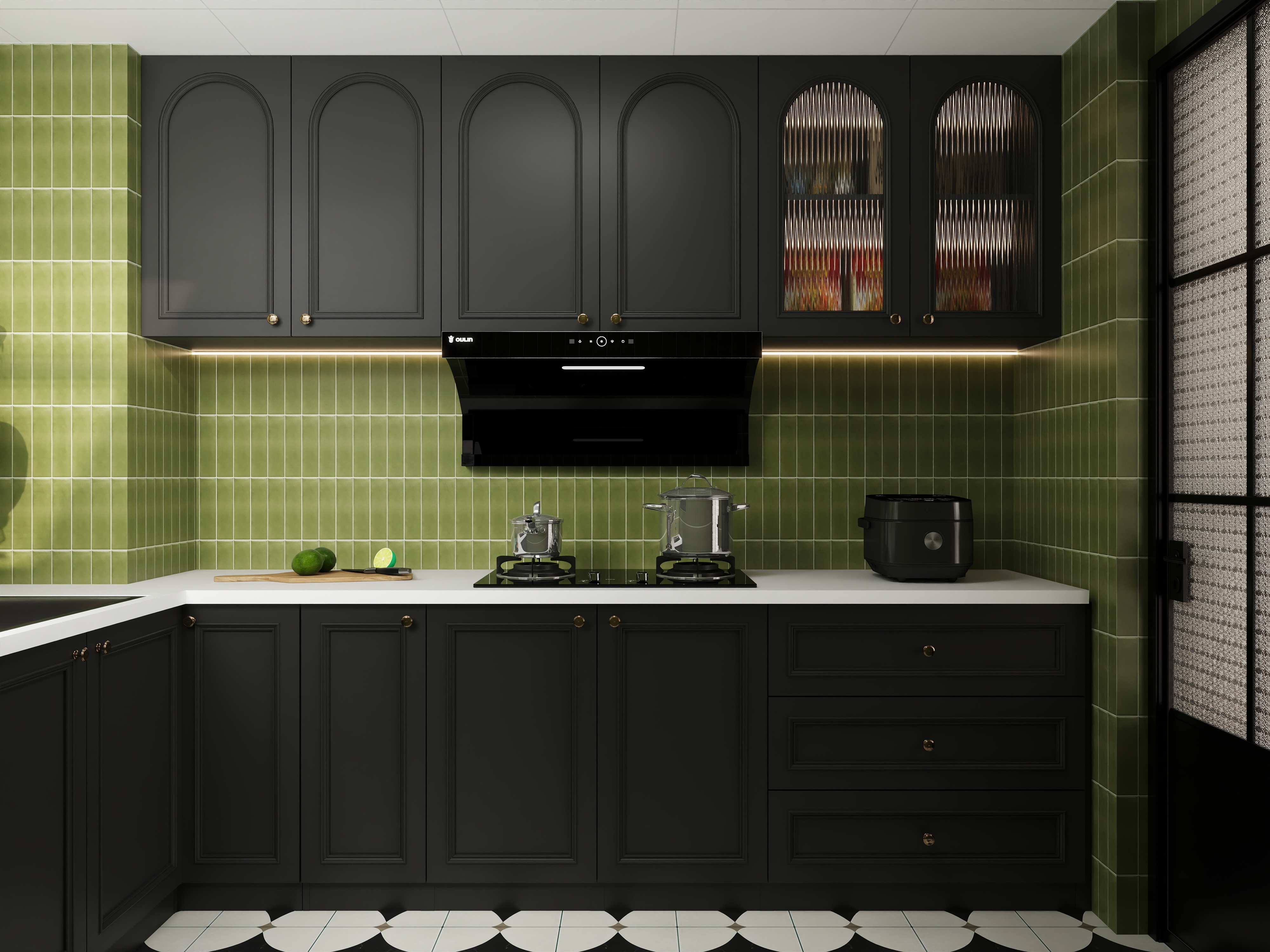 Gioia.-法式复古复式装修效果图