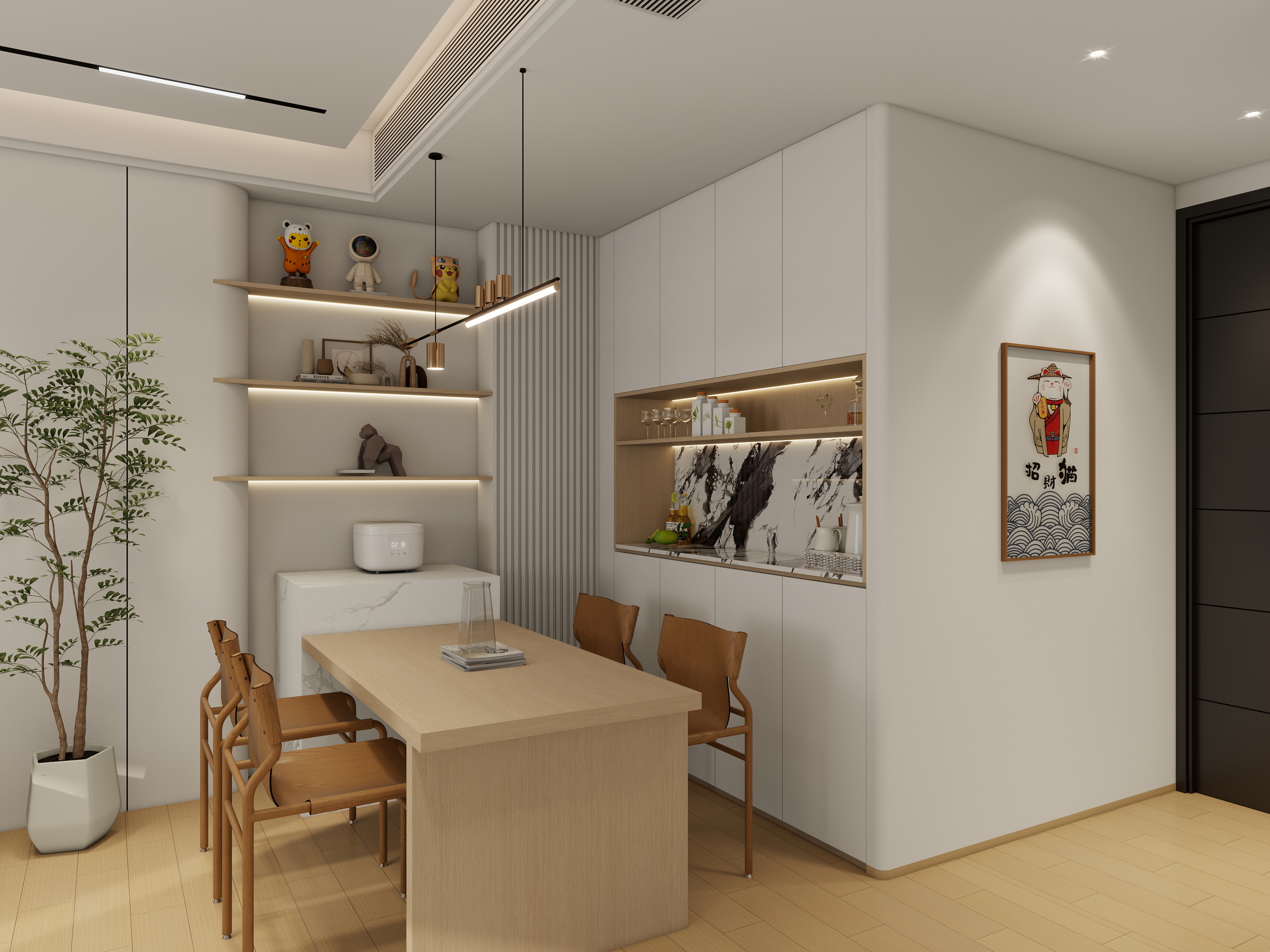 凌云設计-海德公园82㎡2室装修效果图